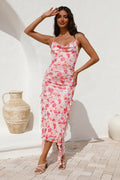 Curiosity Midi Dress Red