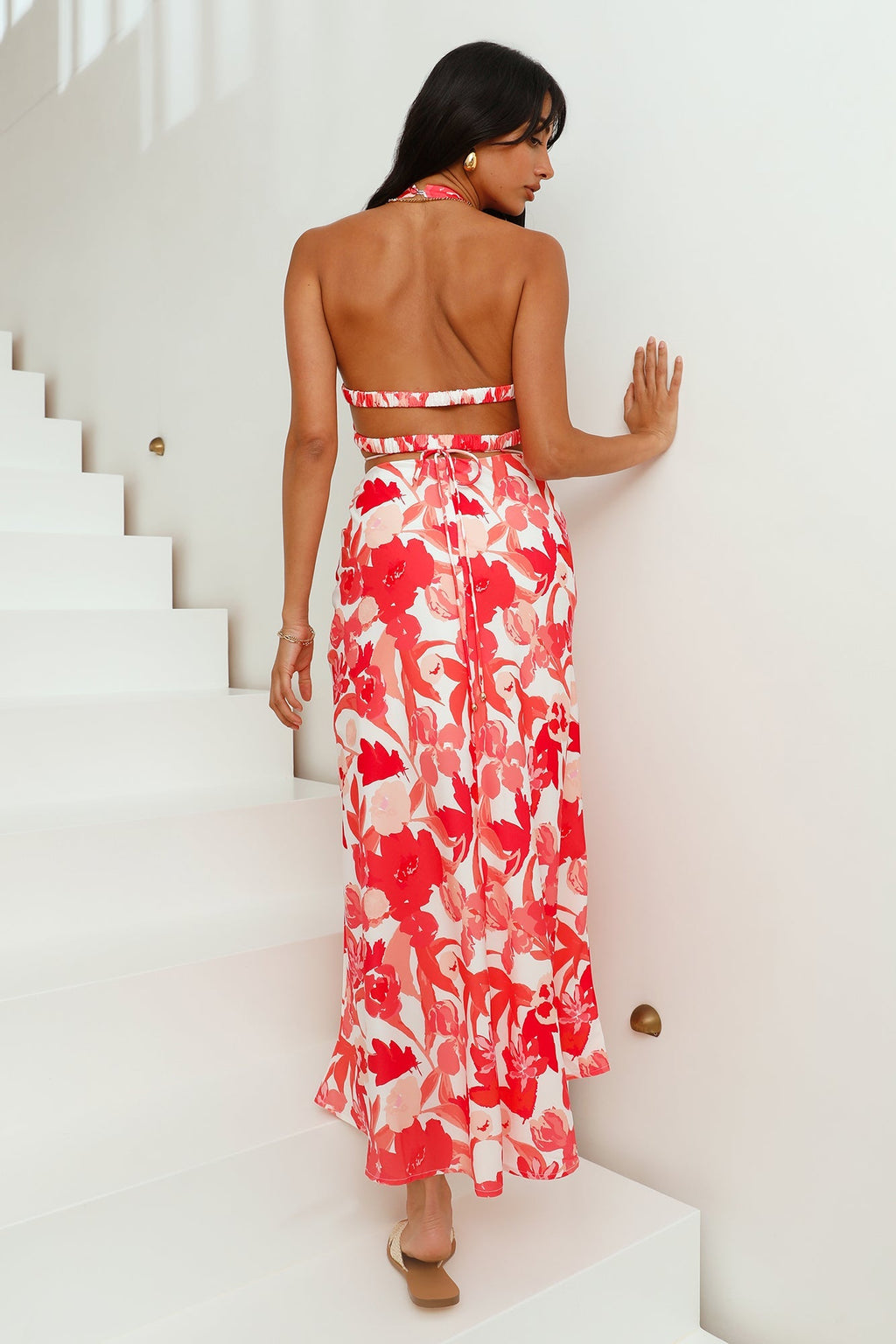 Joyful Quest Maxi Dress Red