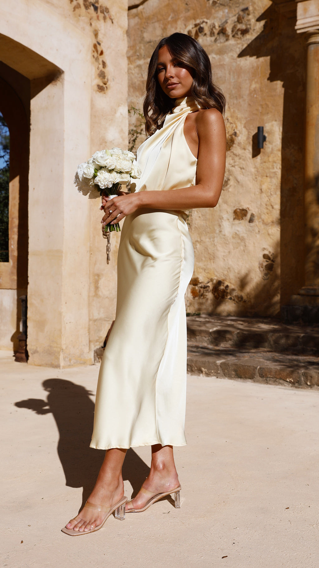 Esther Maxi Dress - Lemon