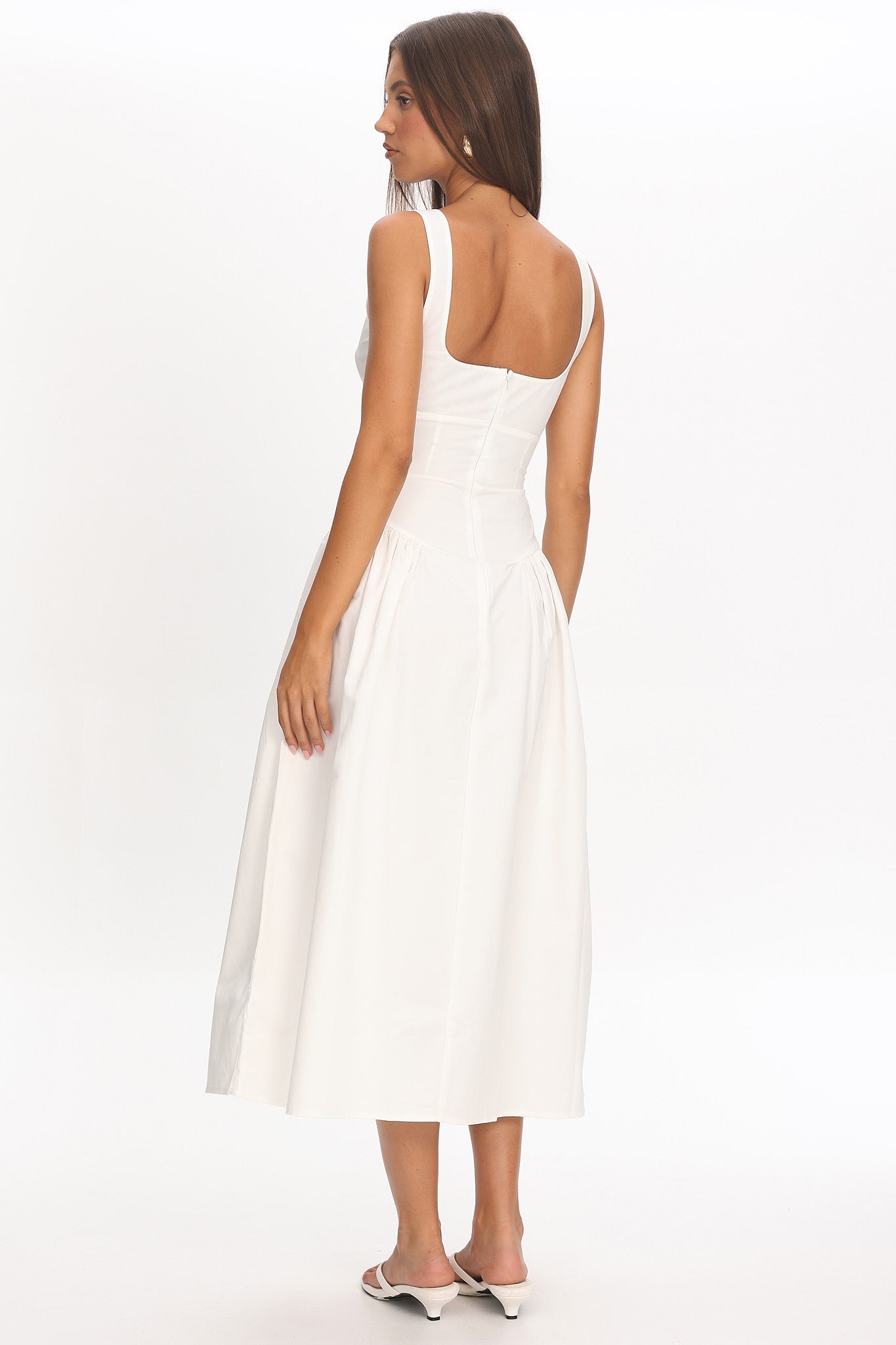 LIONESS Luna Rosa Maxi Dress Porcelain