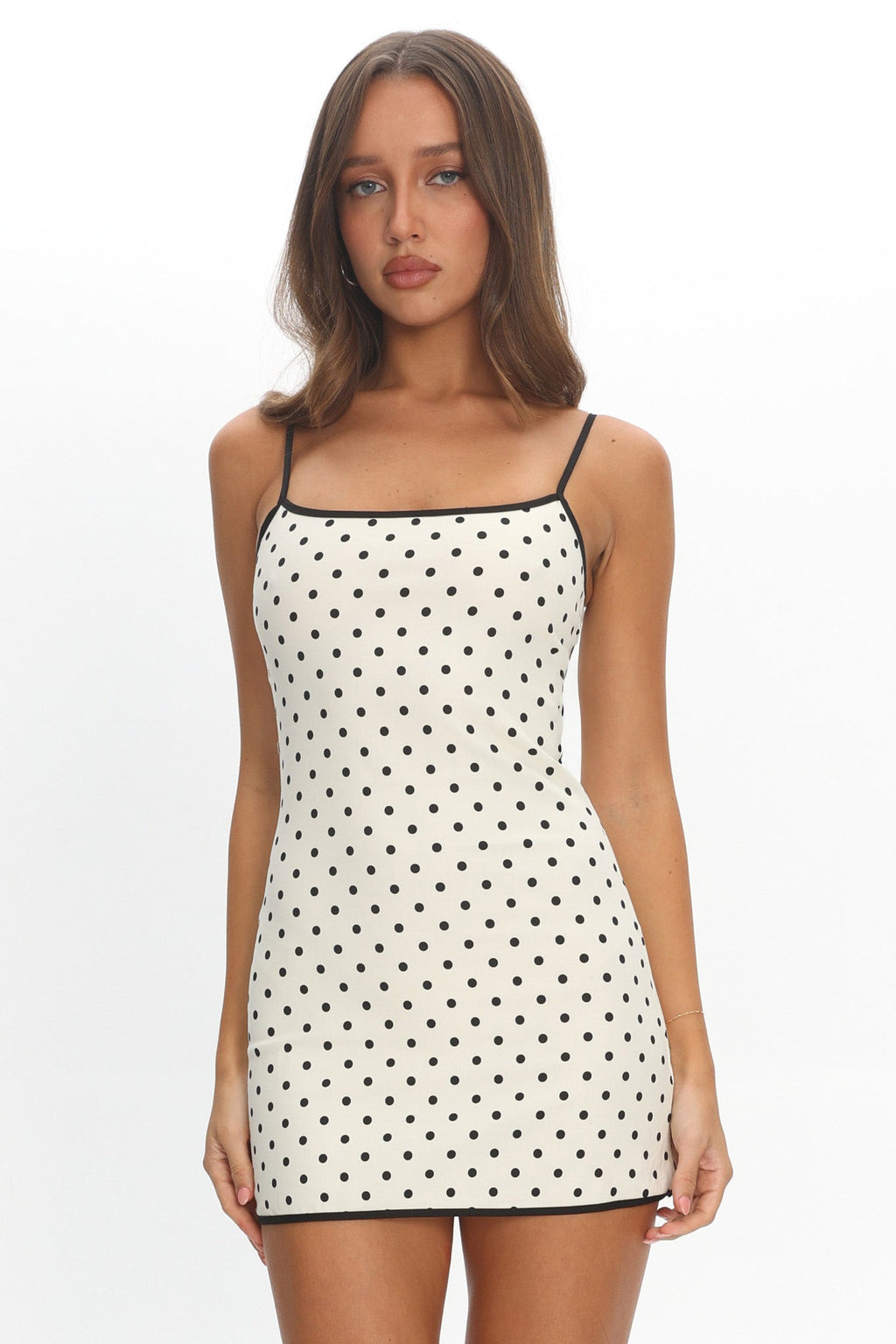 LIONESS Voyage Mini Dress Moonlight Polka