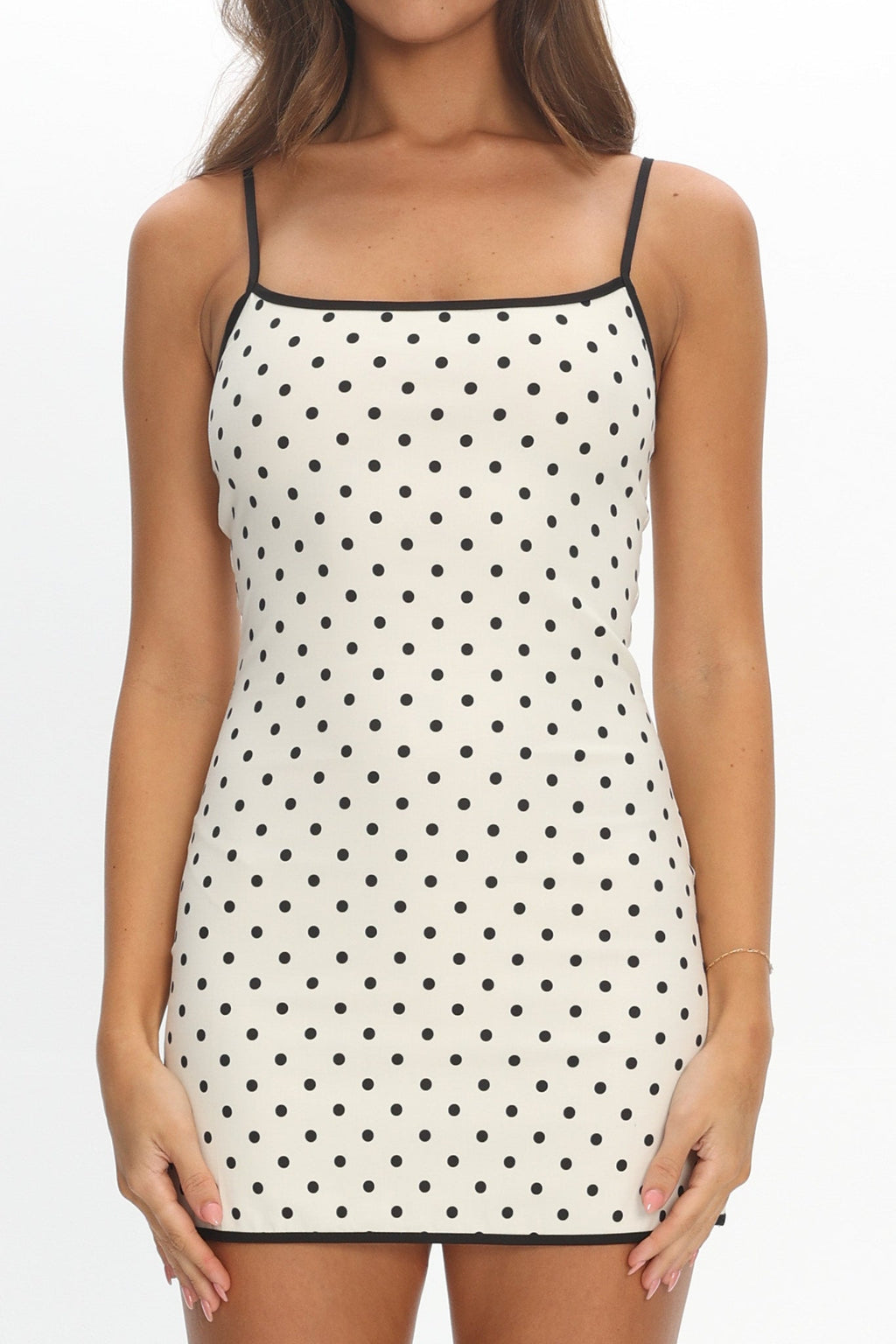 LIONESS Voyage Mini Dress Moonlight Polka