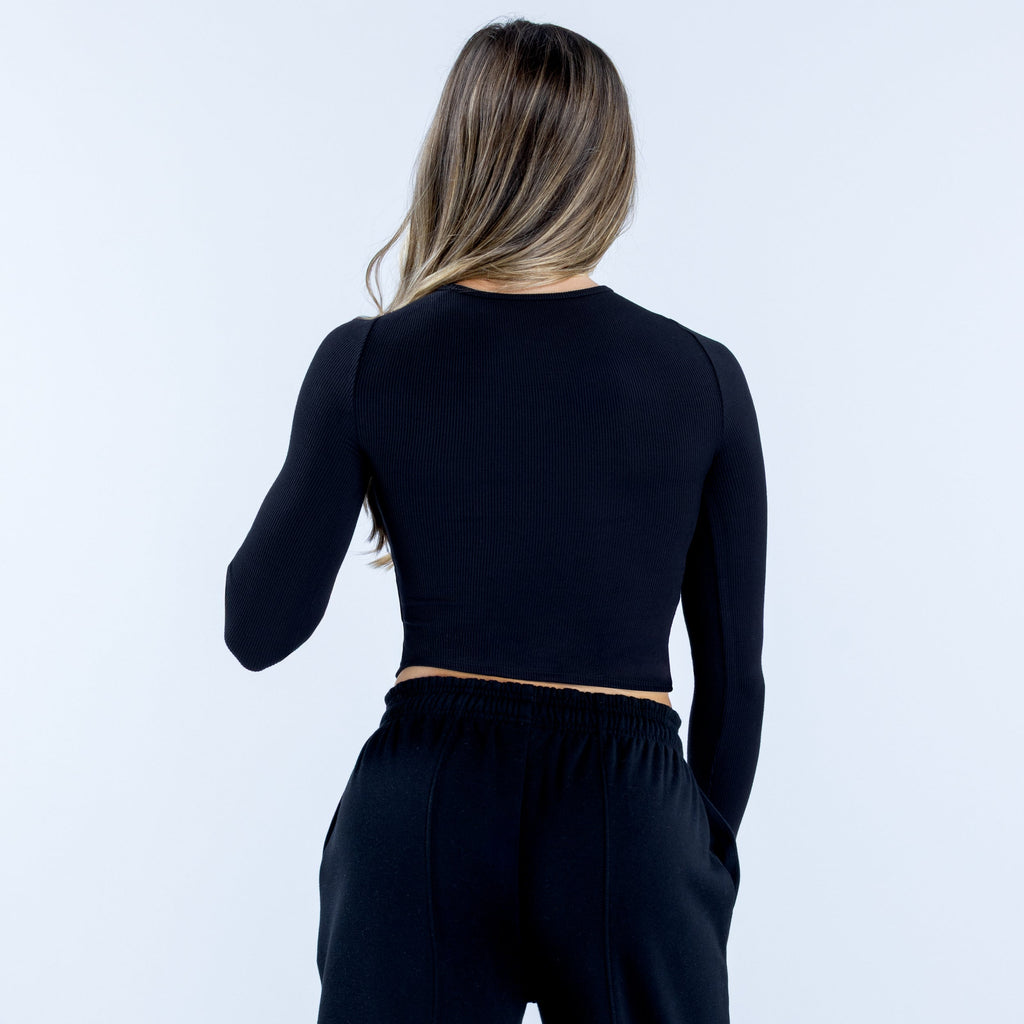 Revive Long Sleeve Ribbed Top