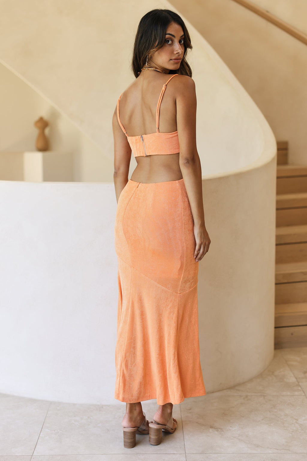 Reflection Maxi Dress Orange