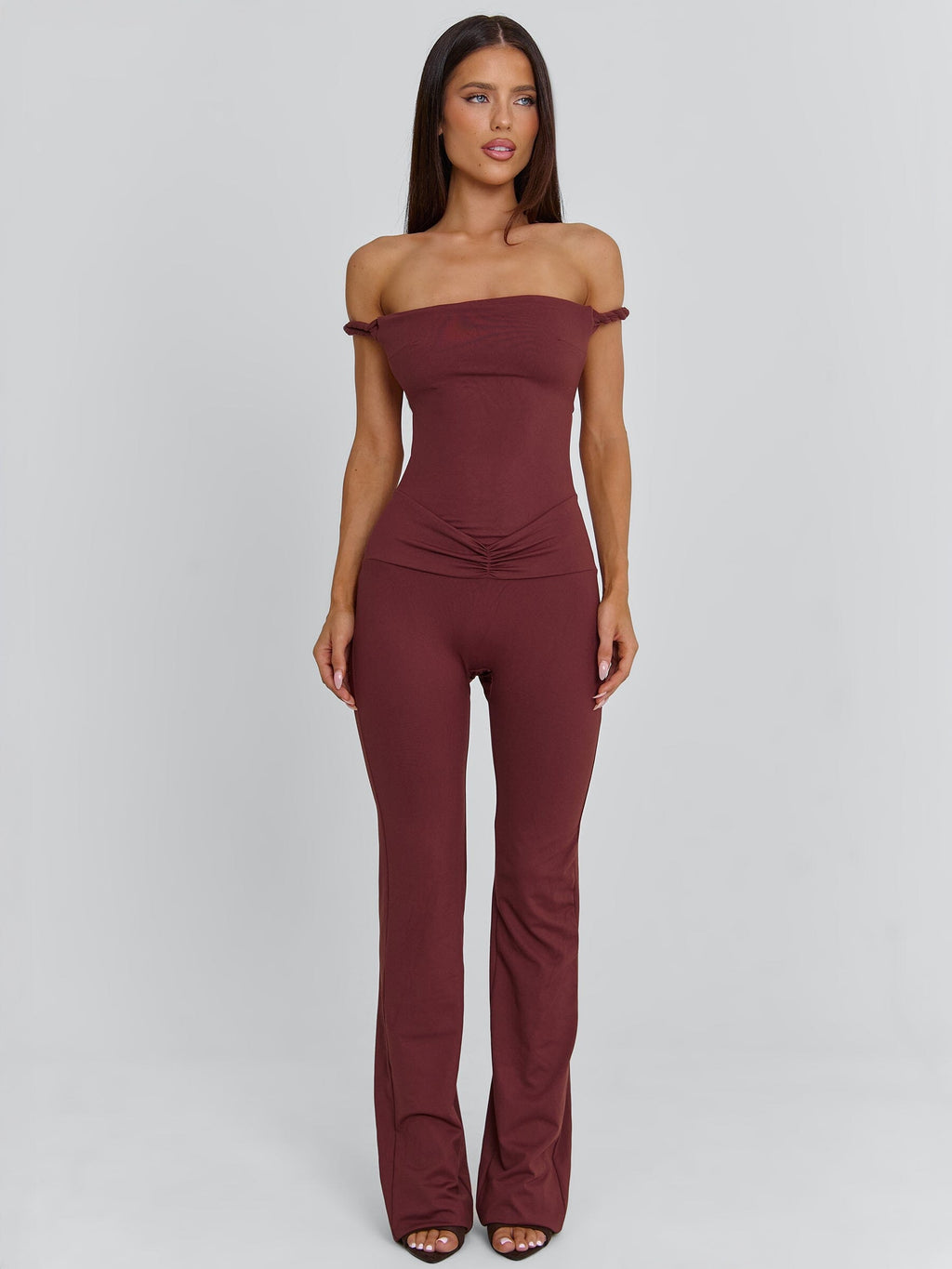 POSEY JUMPSUIT DARK MAUVE