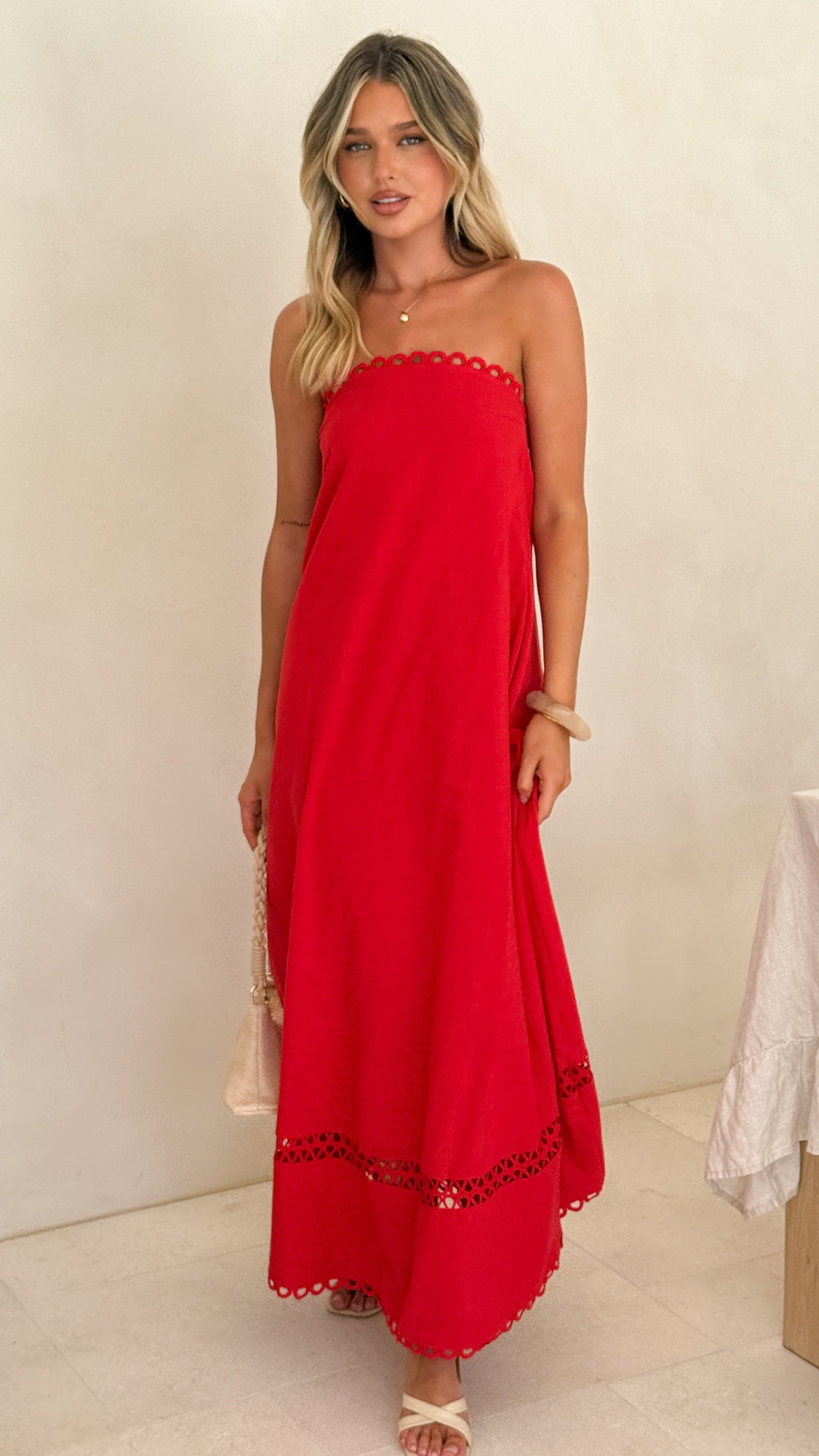 Sandra Maxi Dress - Red