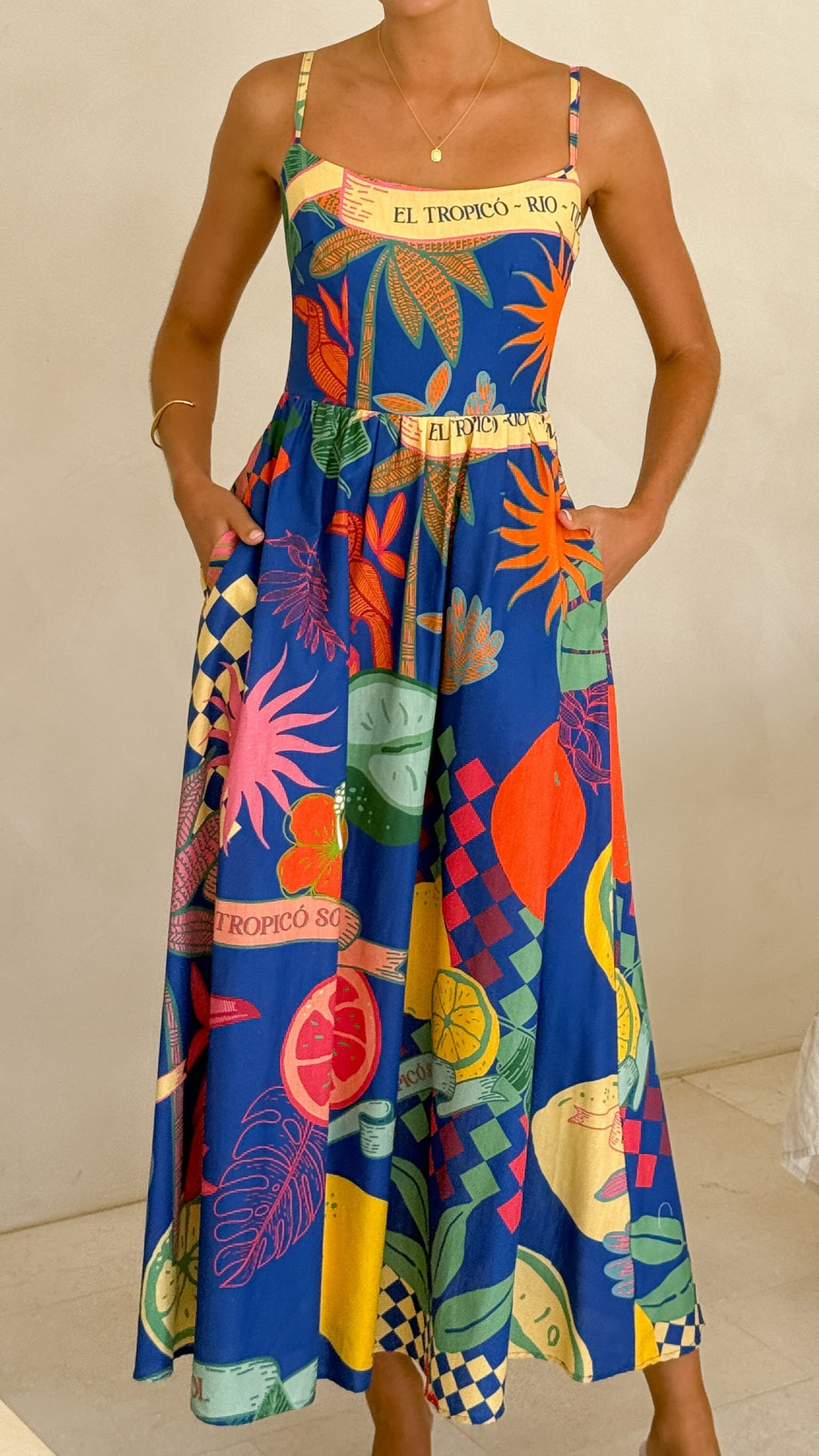 Martina Maxi Dress - Rio Print