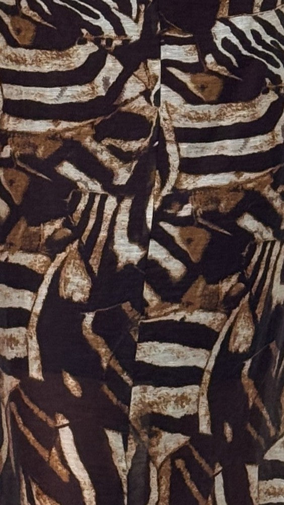 Sharn Maxi Dress - Chocolate Zebra
