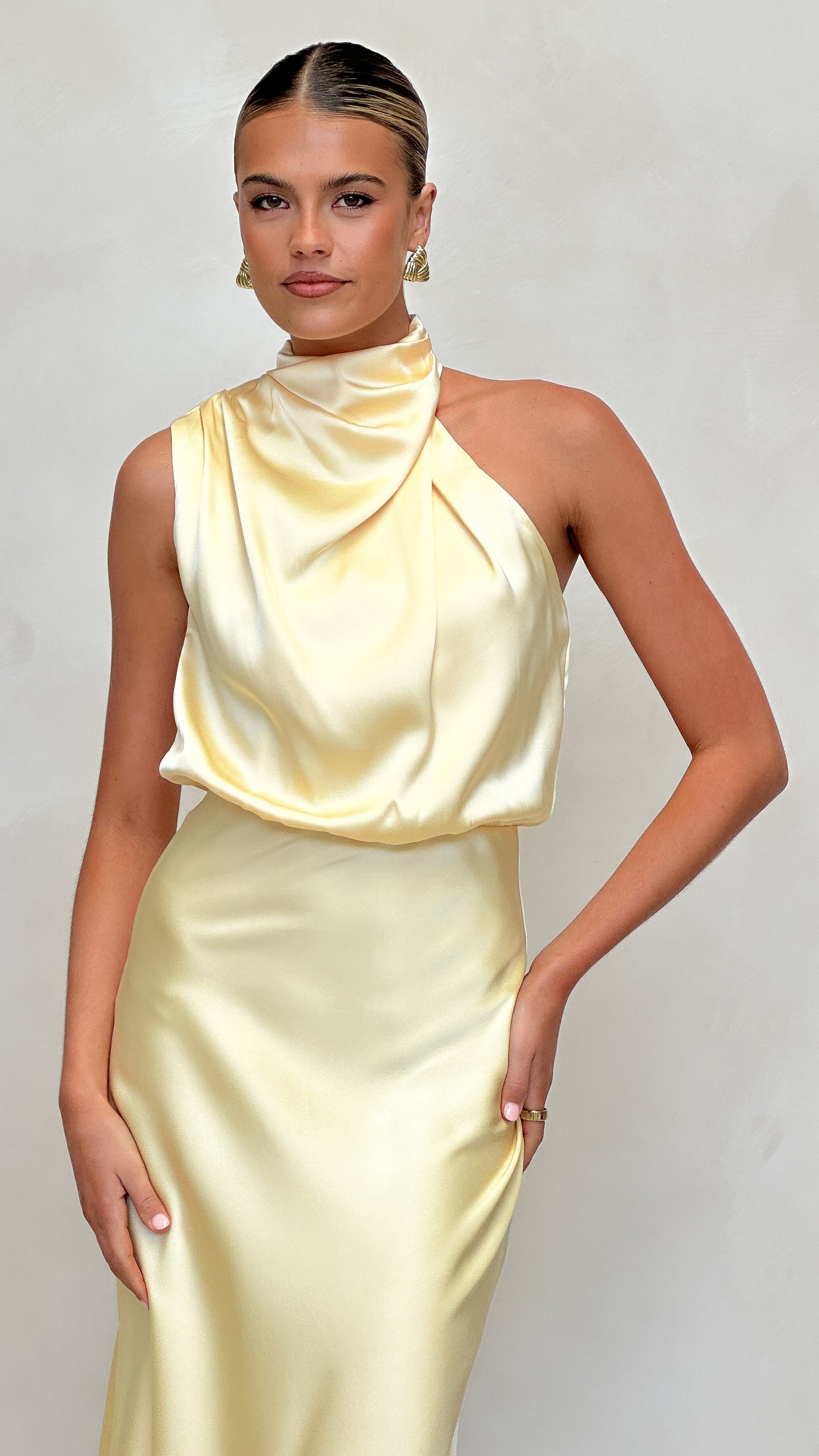 Esther Maxi Dress - Lemon