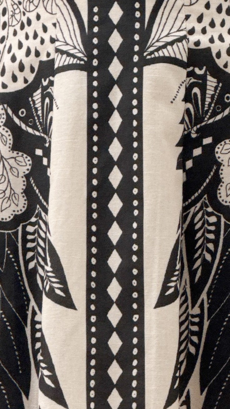 Melody Mini Dress - Black/White
