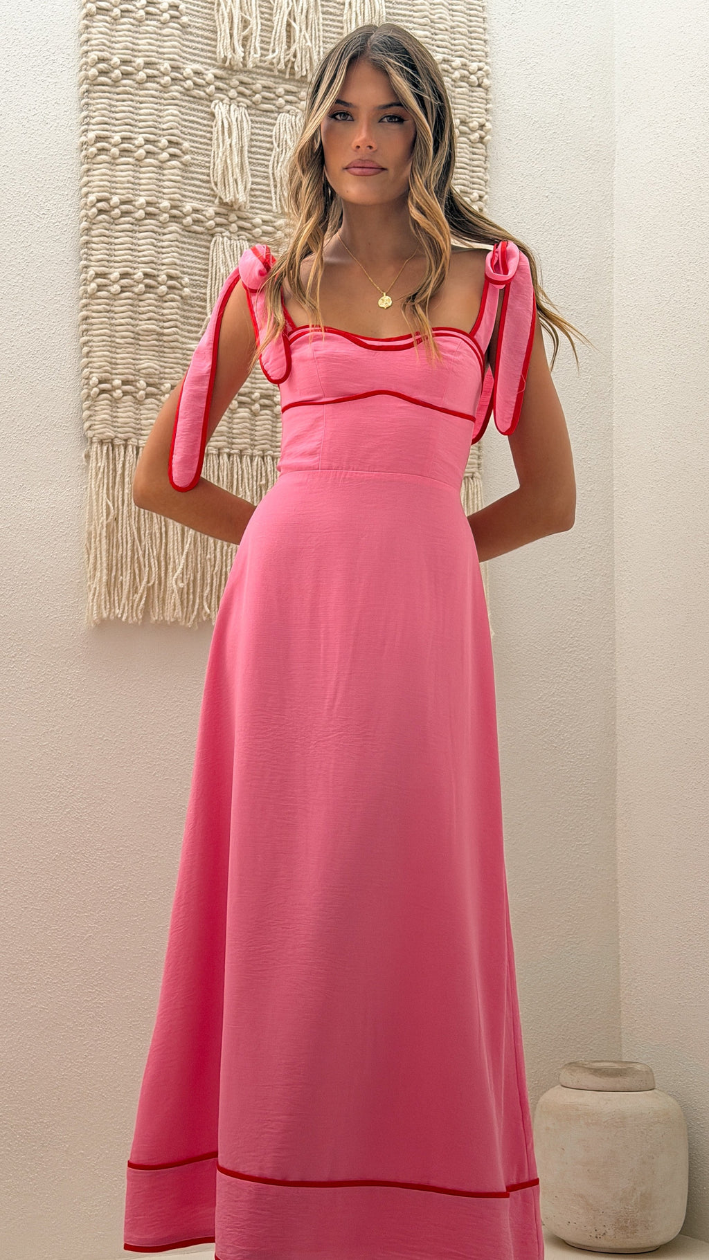 Beverly Maxi Dress - Pink