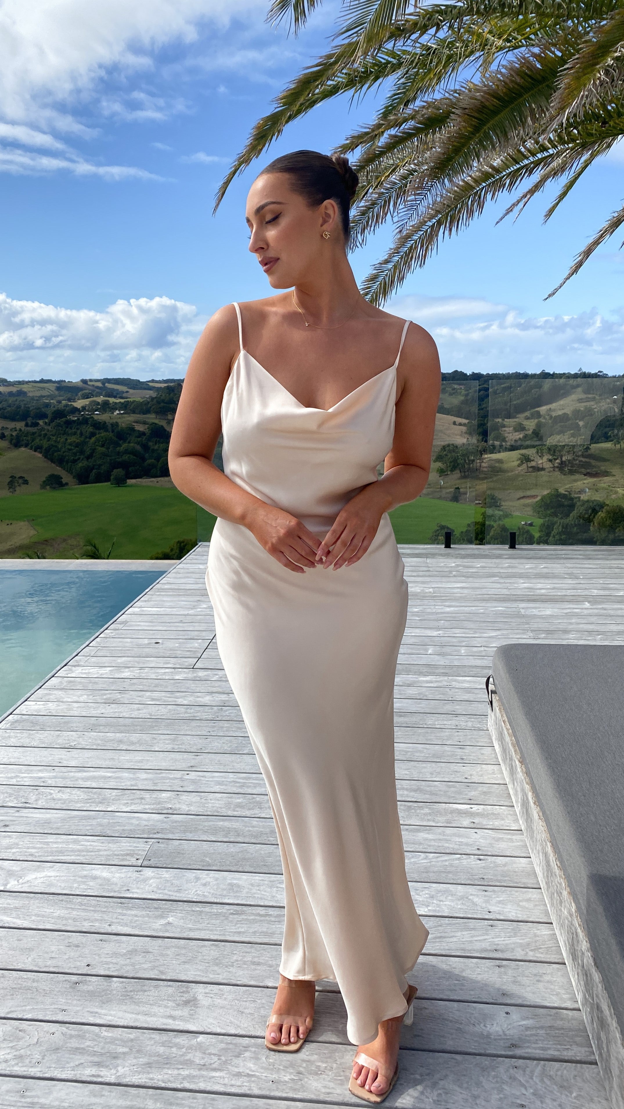 Willow Maxi Dress - Soft Gold