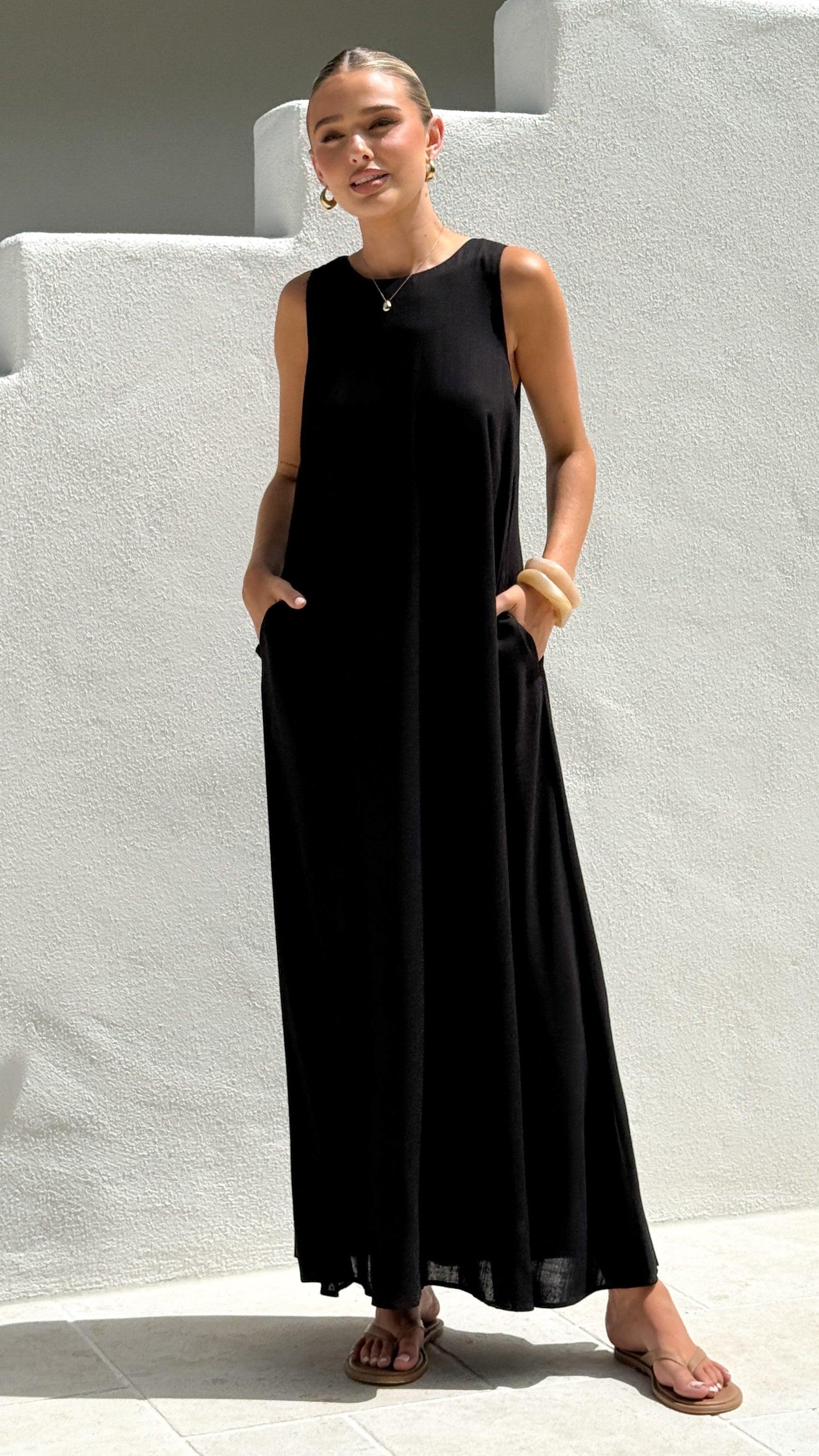Mylah Maxi Dress - Black