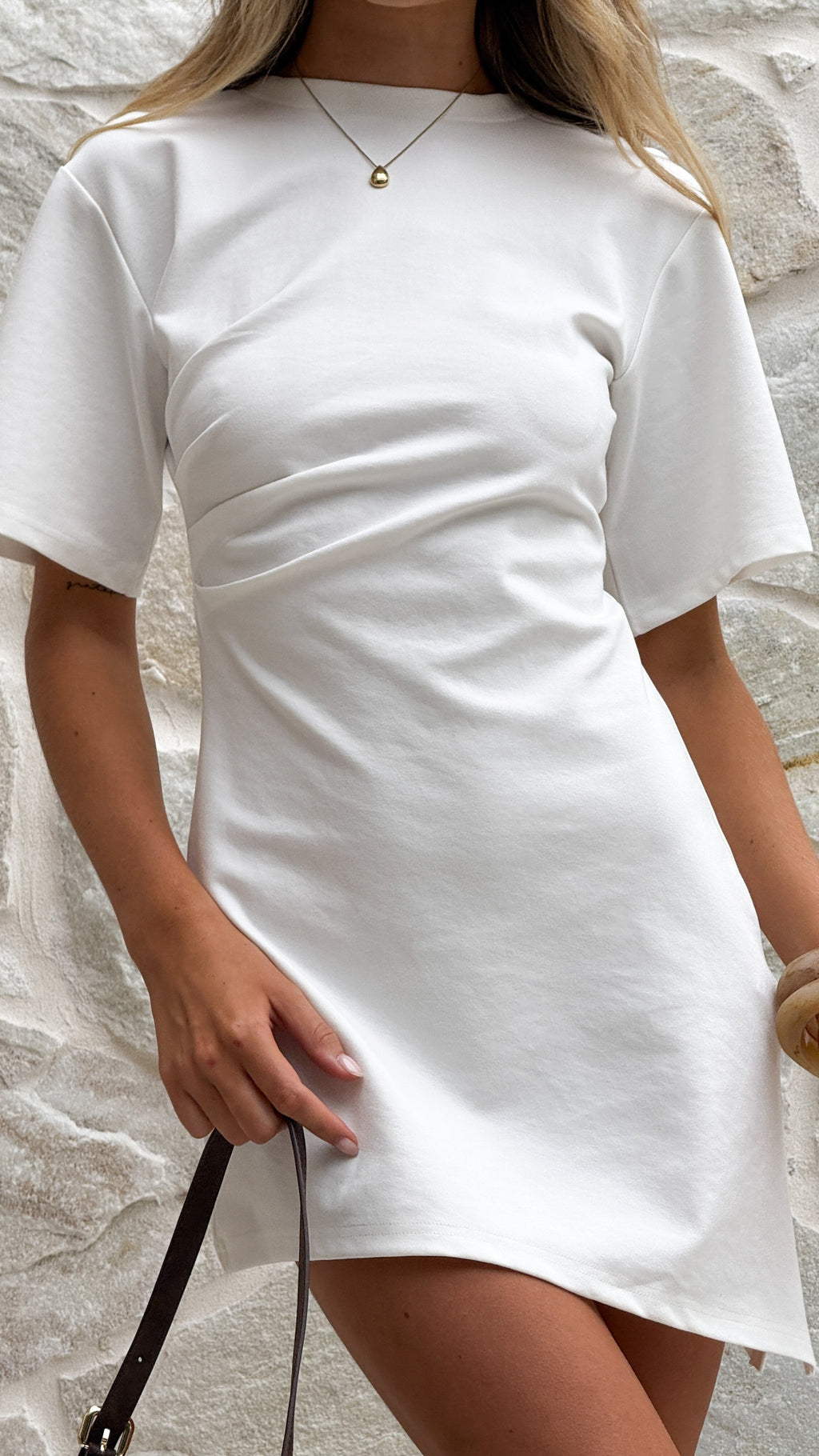 Skylah Mini Dress - White