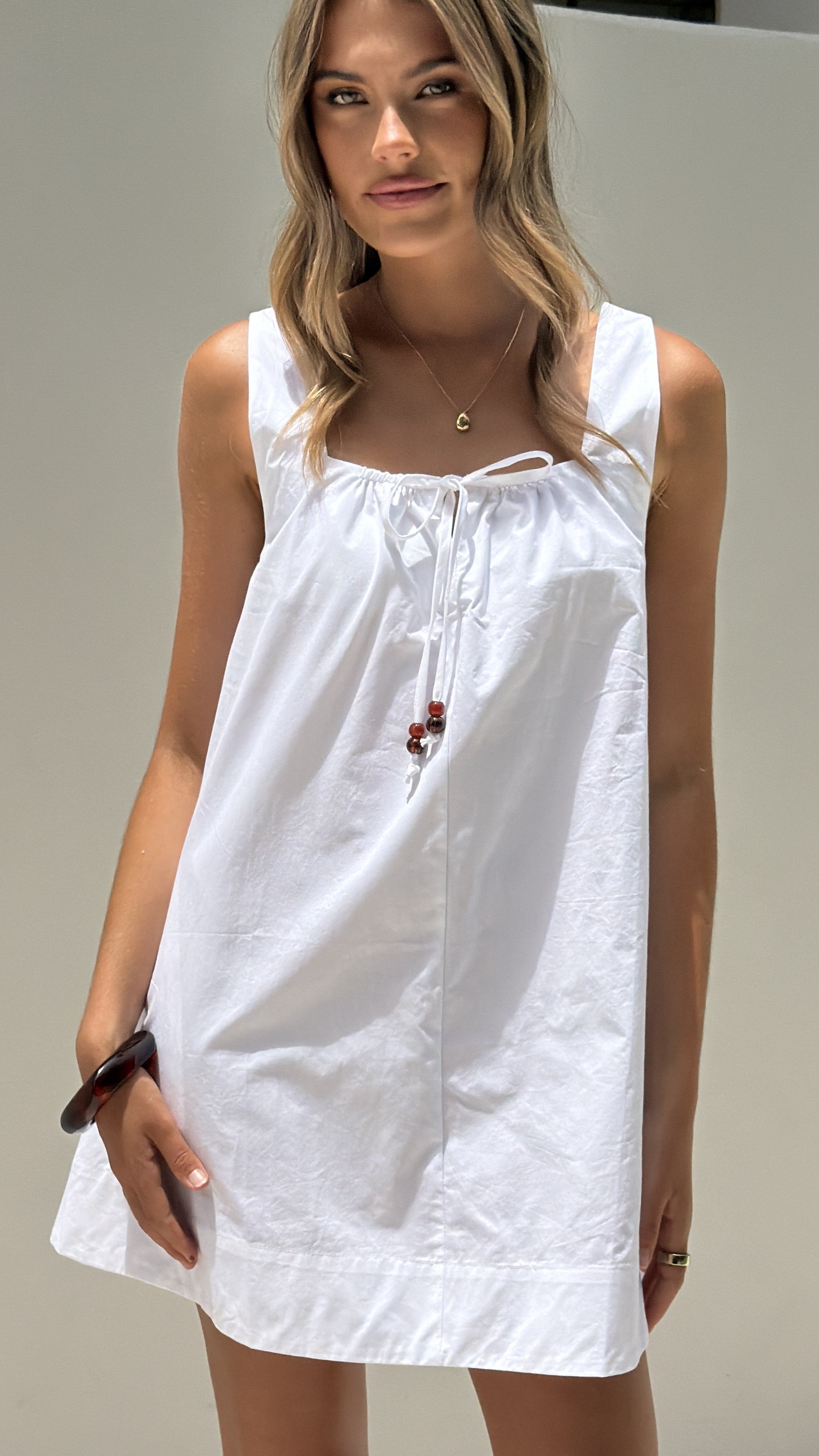 Kaia Mini Dress - White