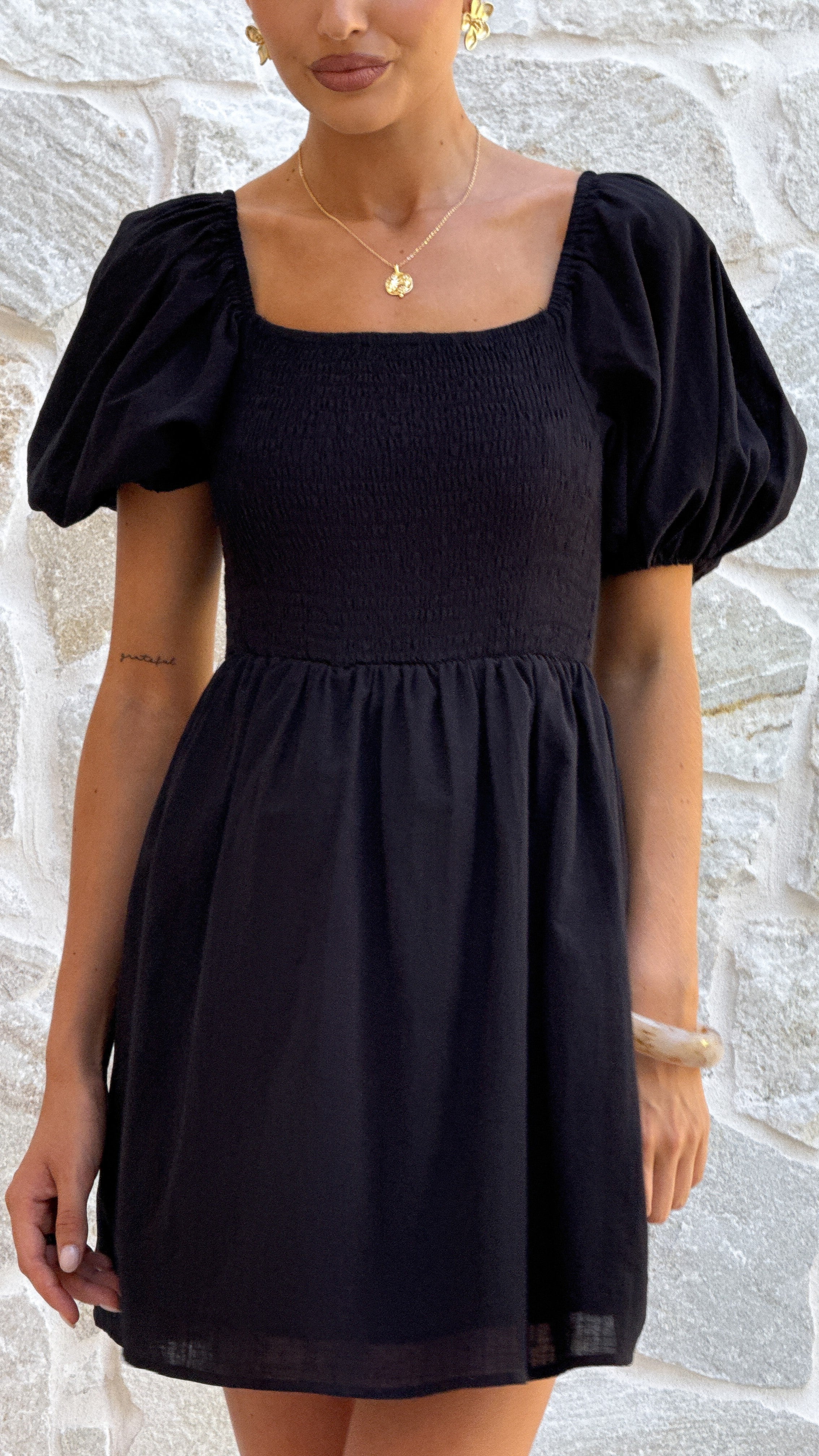 Marissa Mini Dress - Black