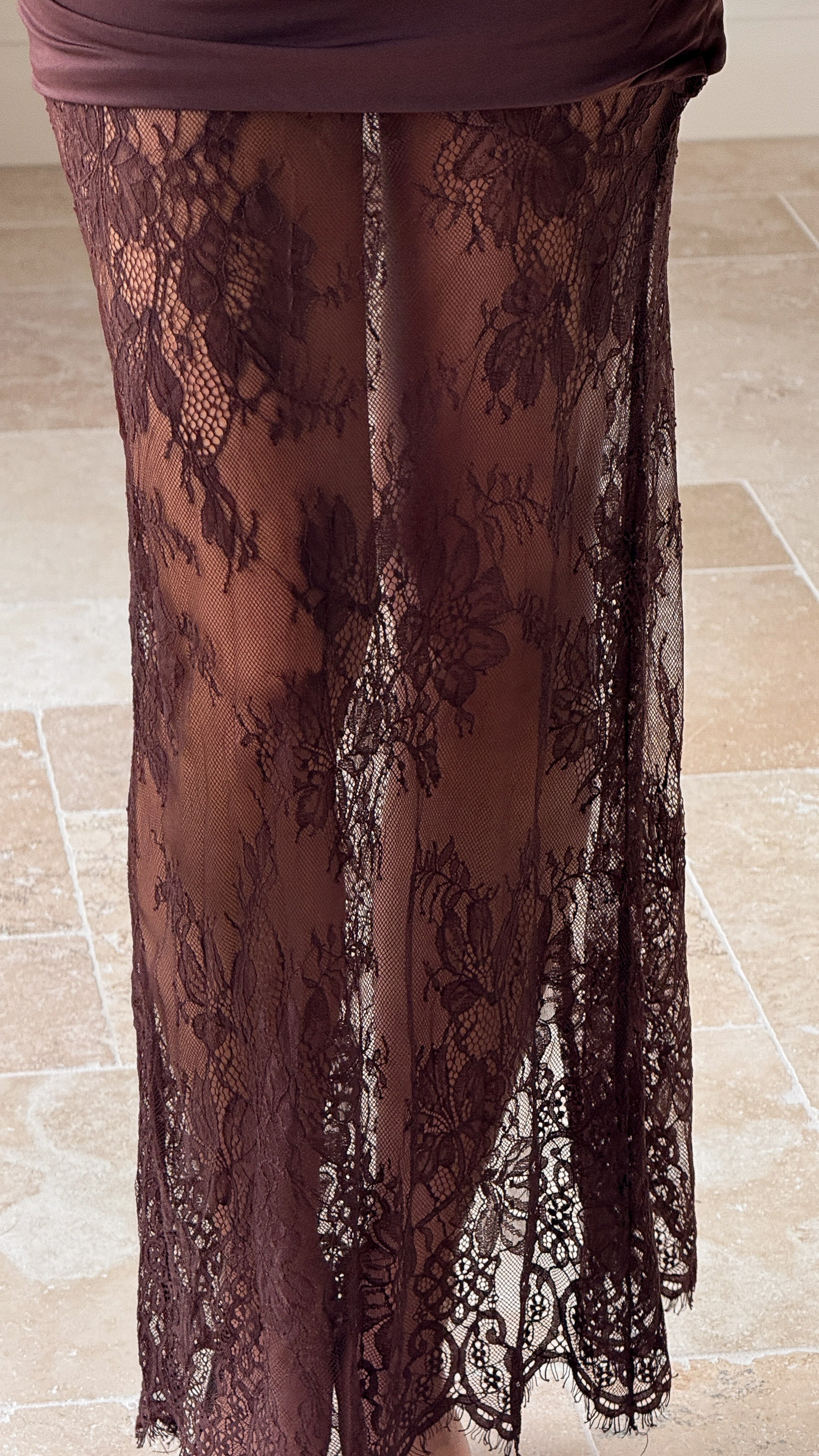 Estella Maxi Dress - Chocolate