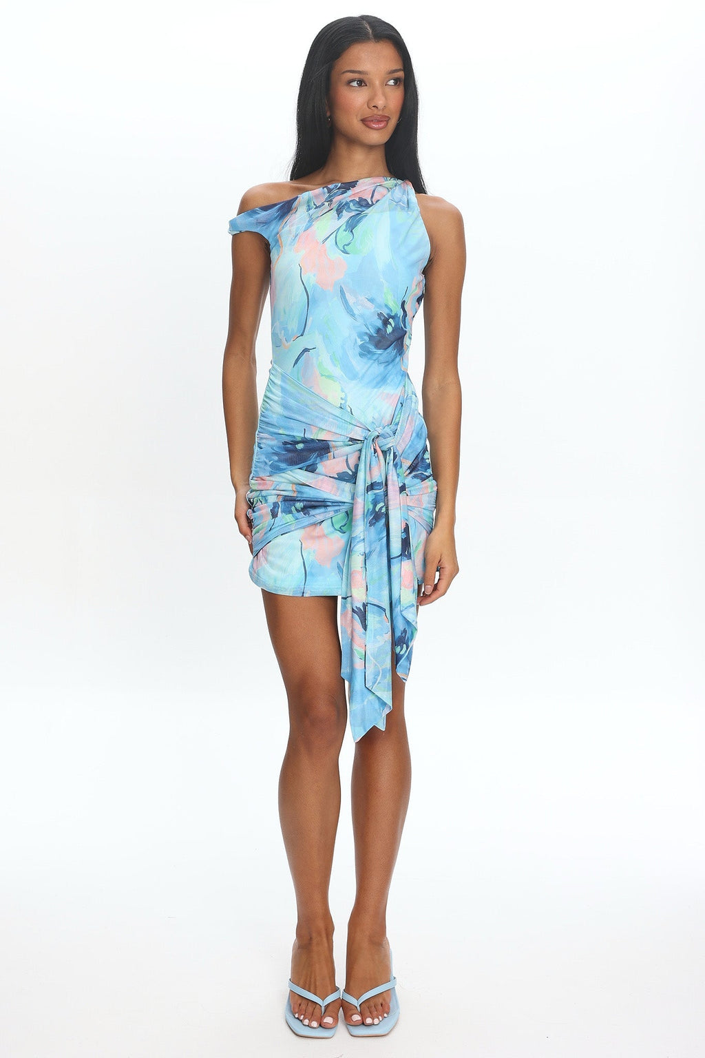Mizara Mini Dress Blue