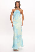 My Everything Bead Halter Maxi Dress Mint