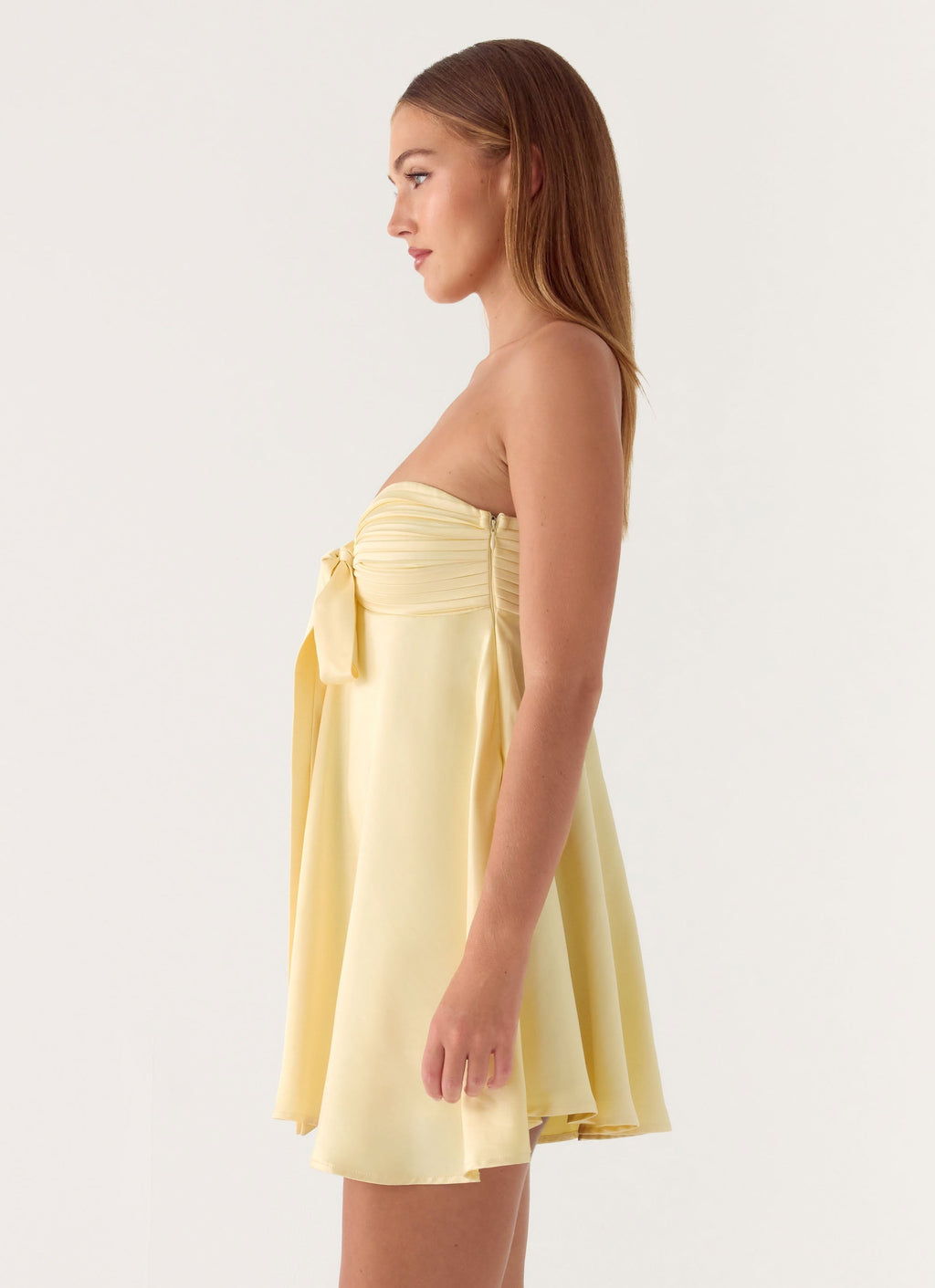 Riven Mini Dress - Yellow