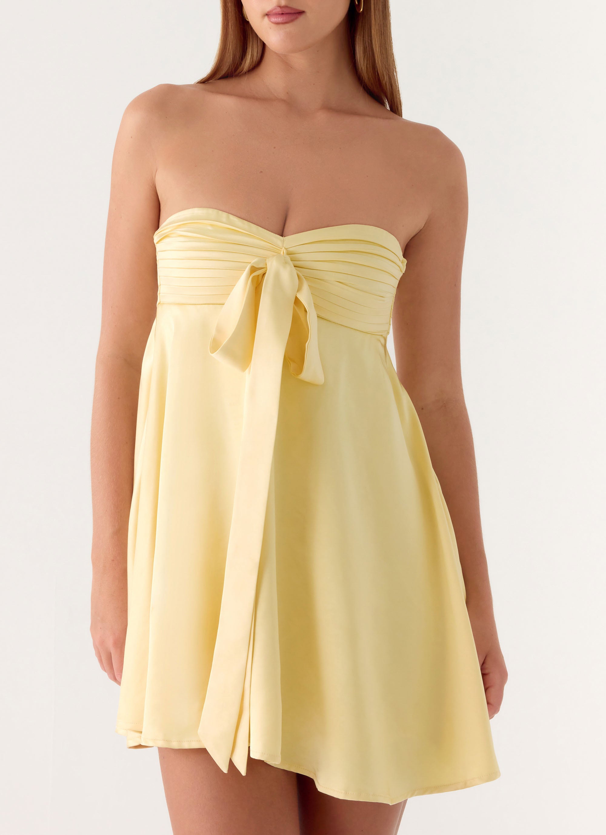 Riven Mini Dress - Yellow