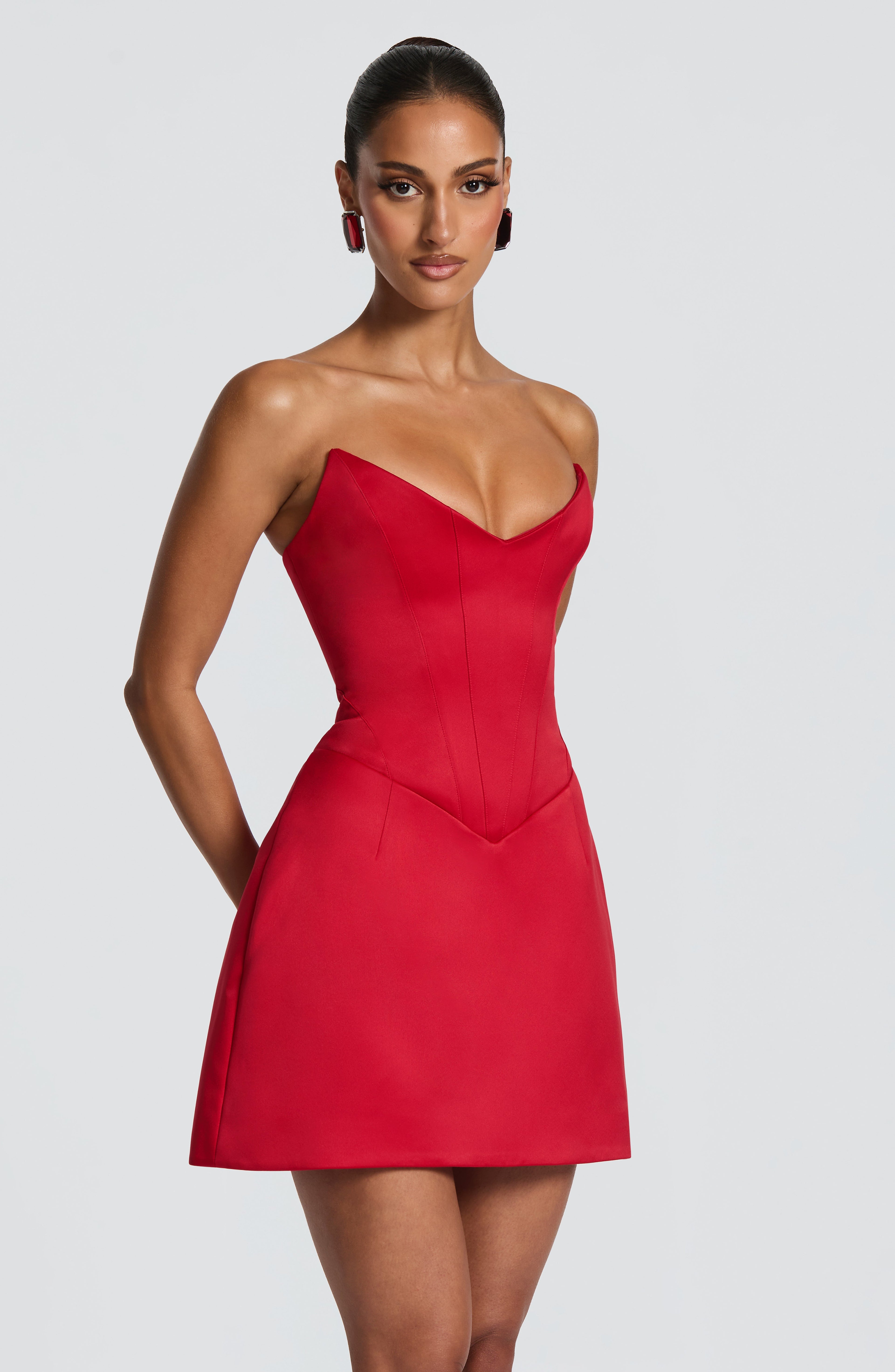 Torin Mini Dress - Red