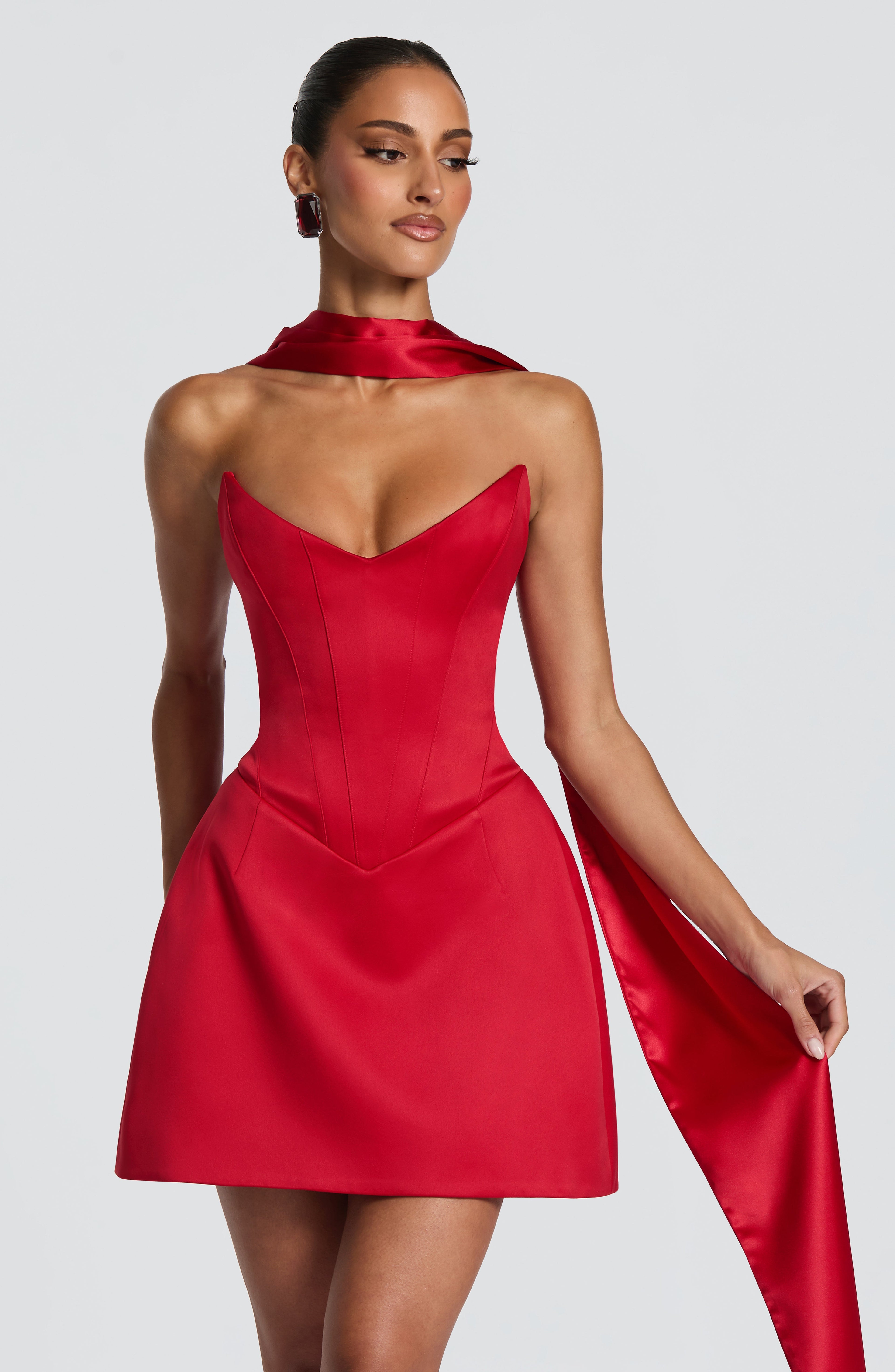 Torin Mini Dress - Red