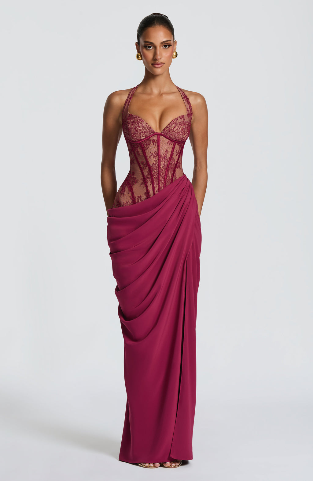 Bonita Maxi Dress - Mulberry