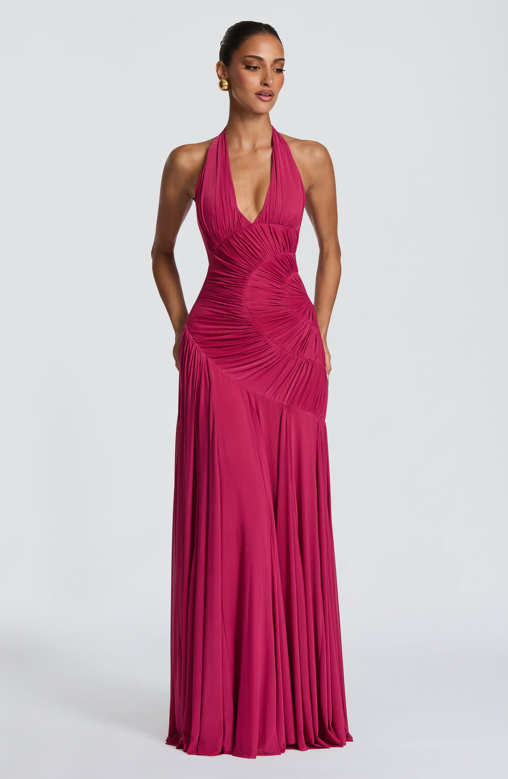Cova Maxi Dress - Raspberry