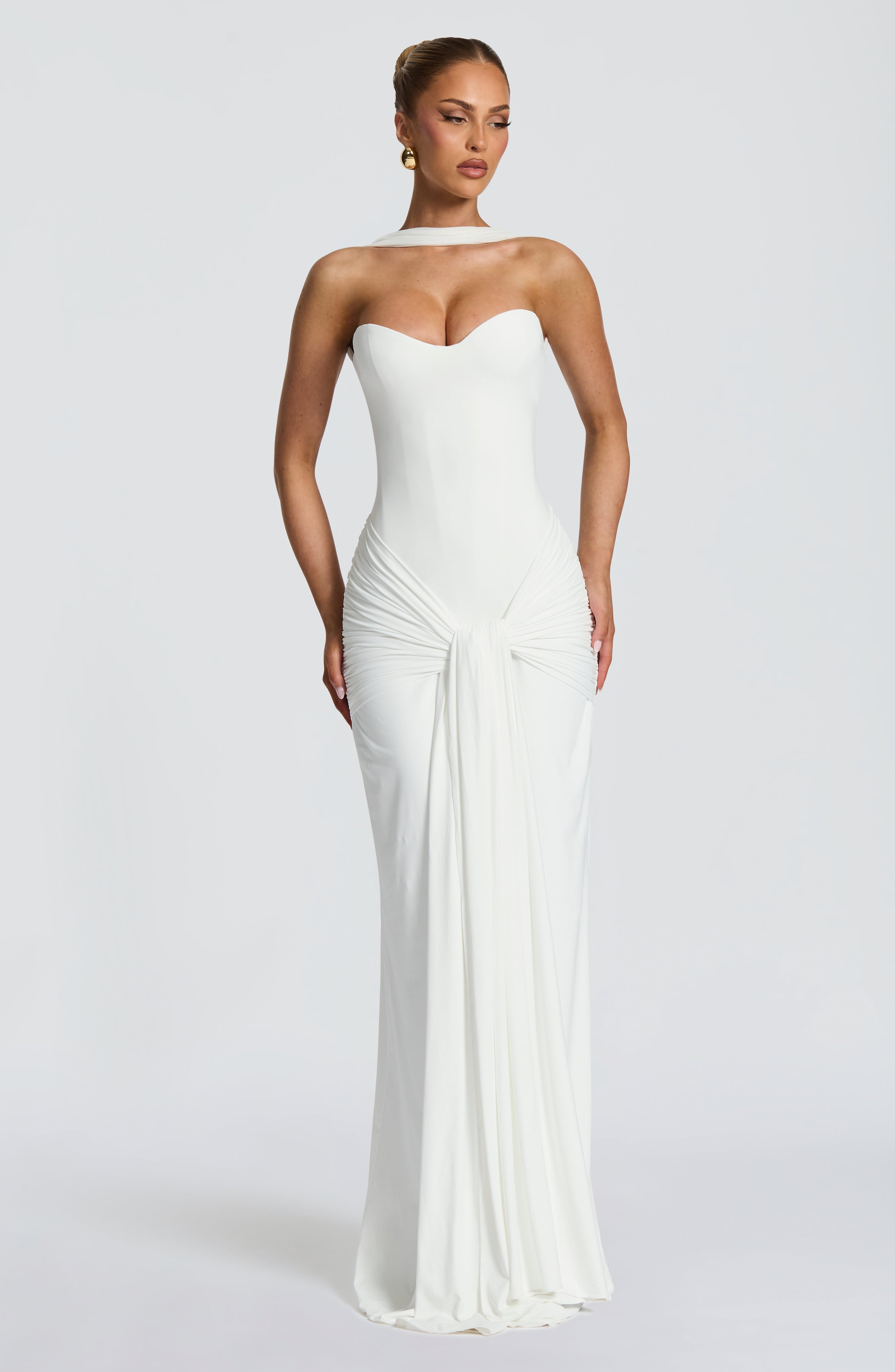 Gia Maxi Dress - Ivory