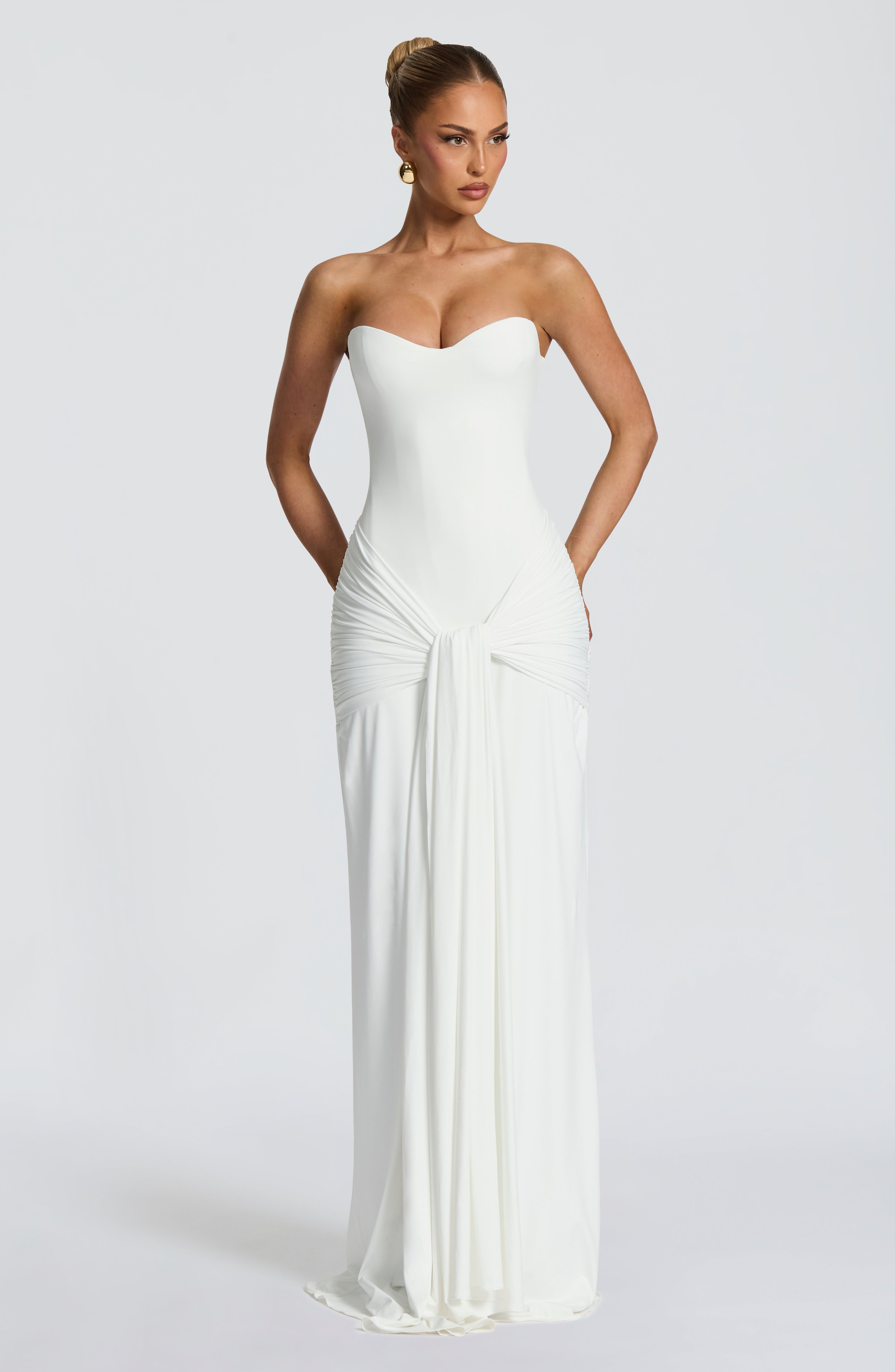 Gia Maxi Dress - Ivory
