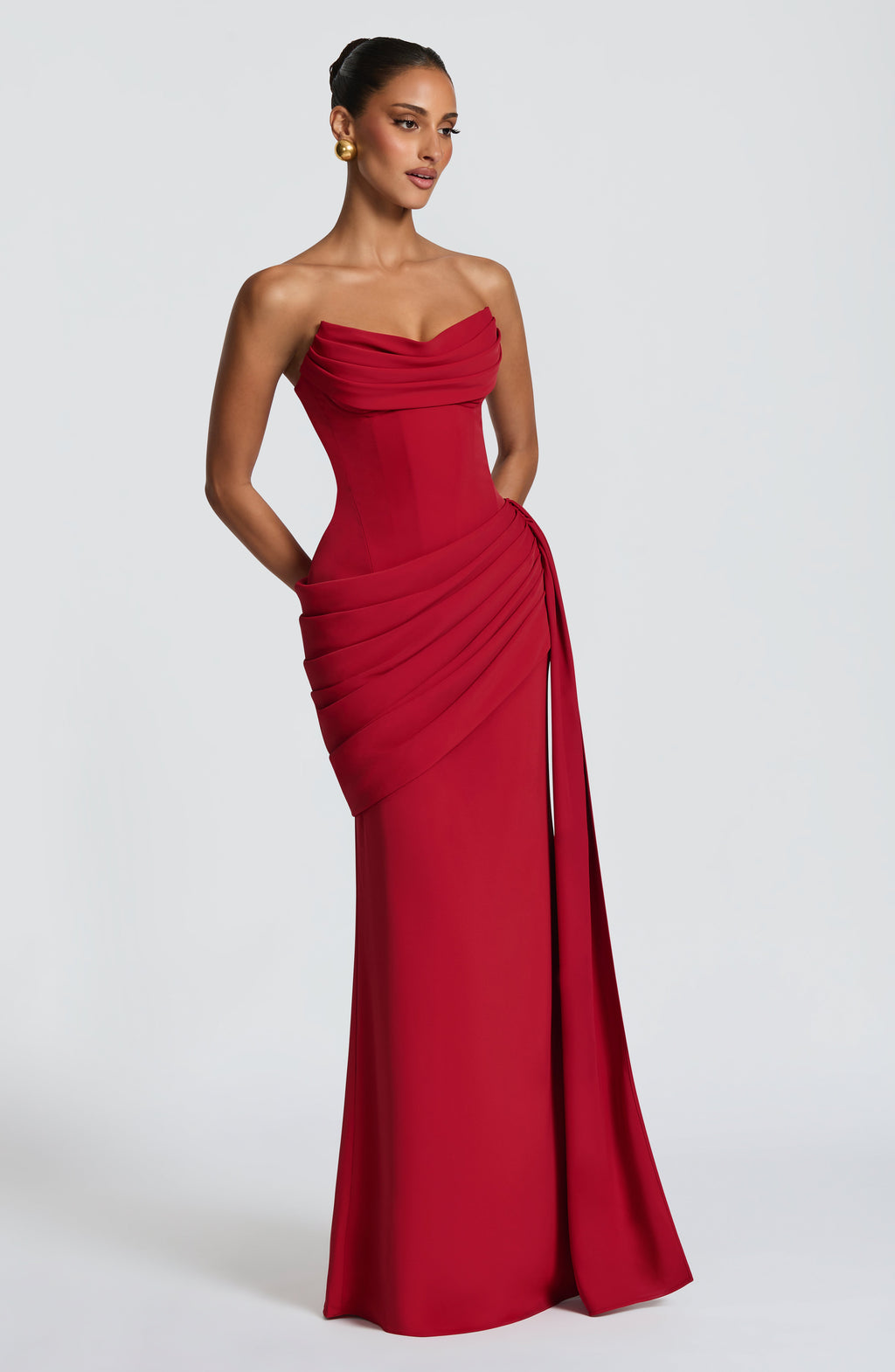 Matisse Maxi Dress - Deep Red