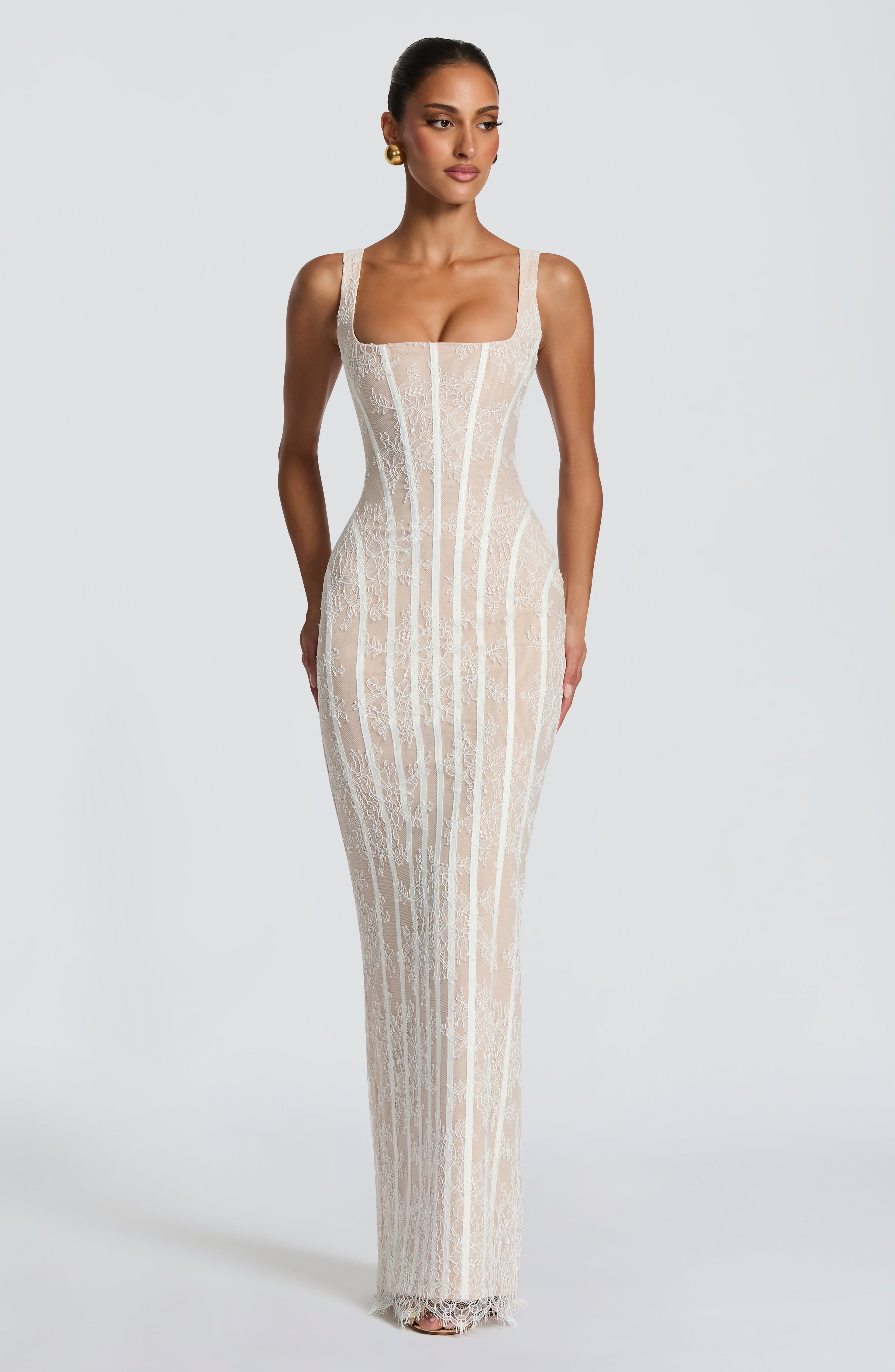 Polina Maxi Dress - Ivory