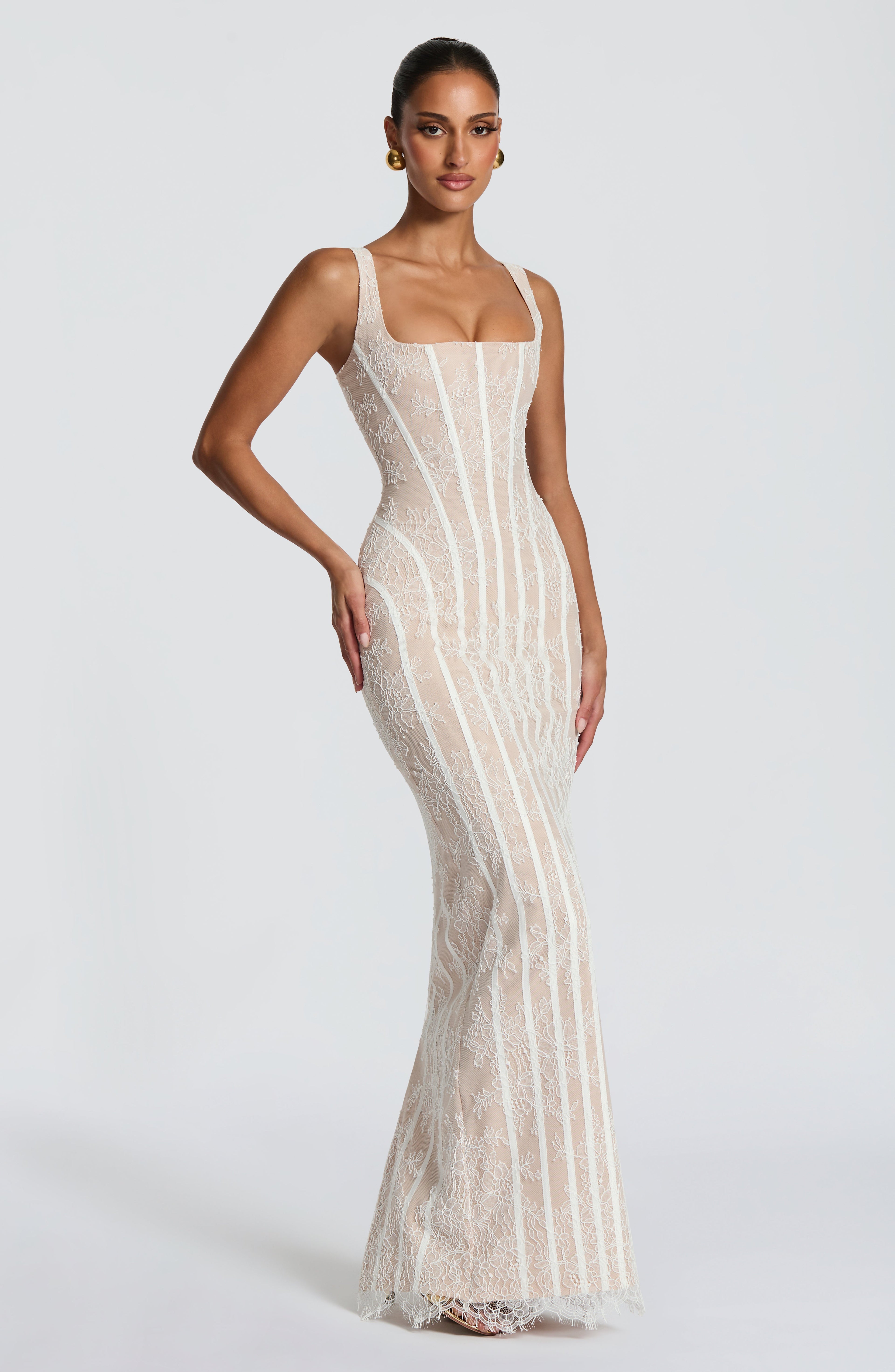 Polina Maxi Dress - Ivory