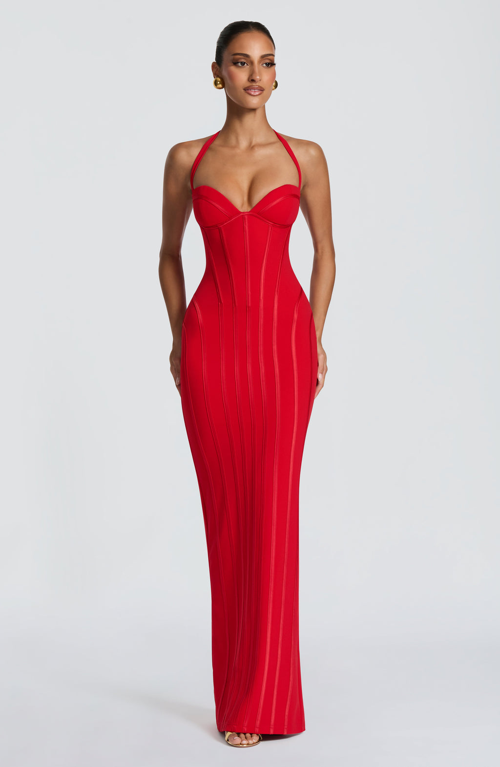 Nigella Maxi Dress - Red