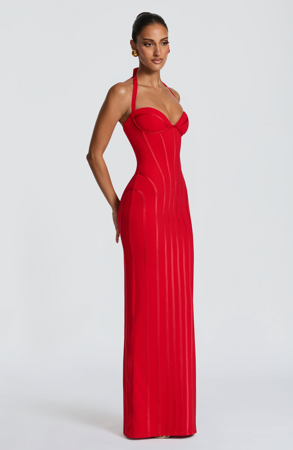 Nigella Maxi Dress - Red