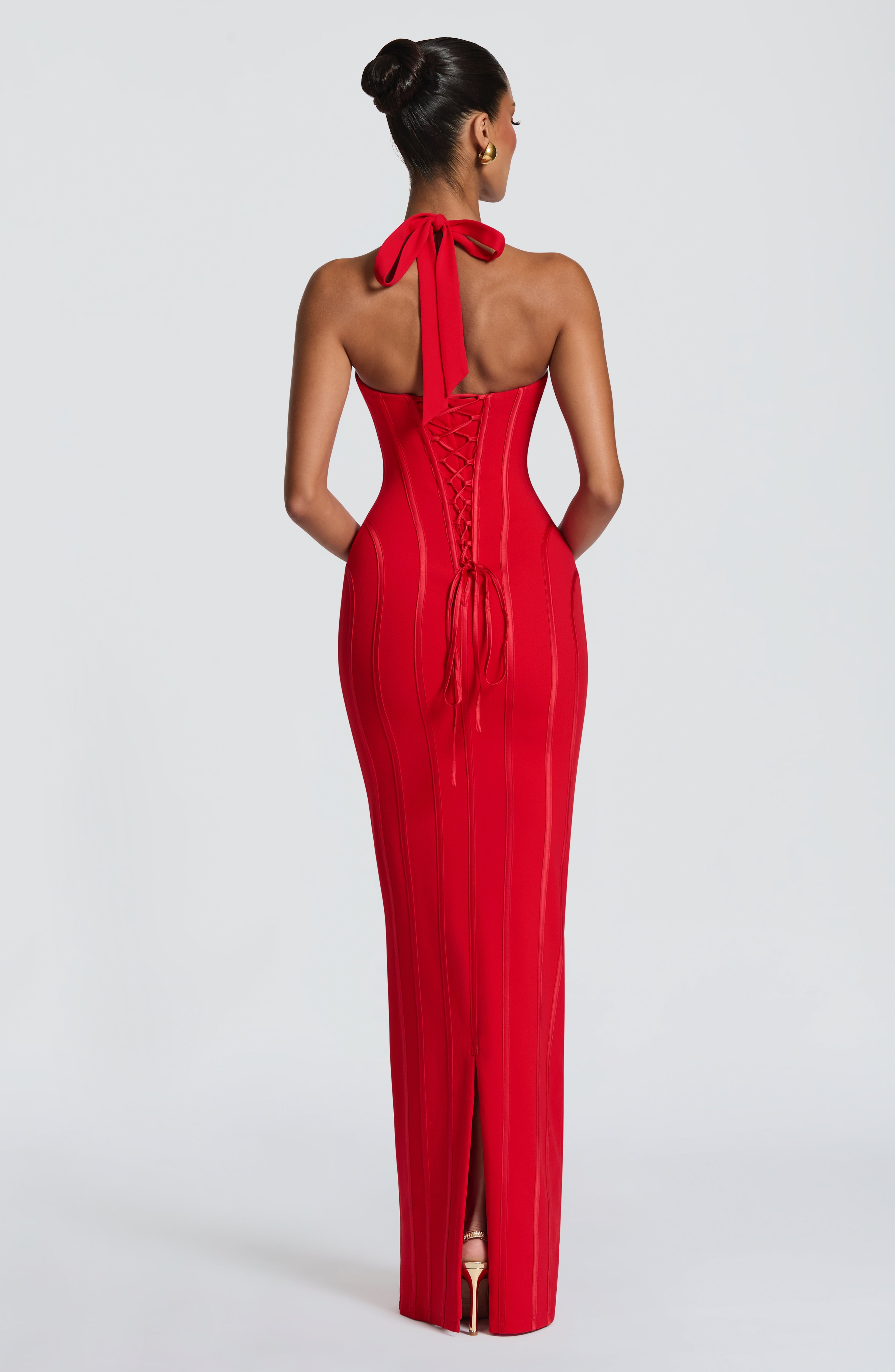 Nigella Maxi Dress - Red