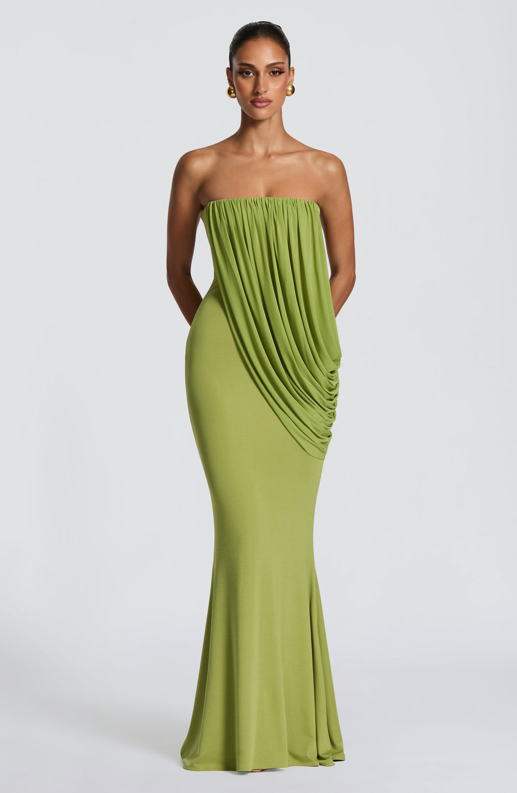 Vienna Maxi Dress - Olive