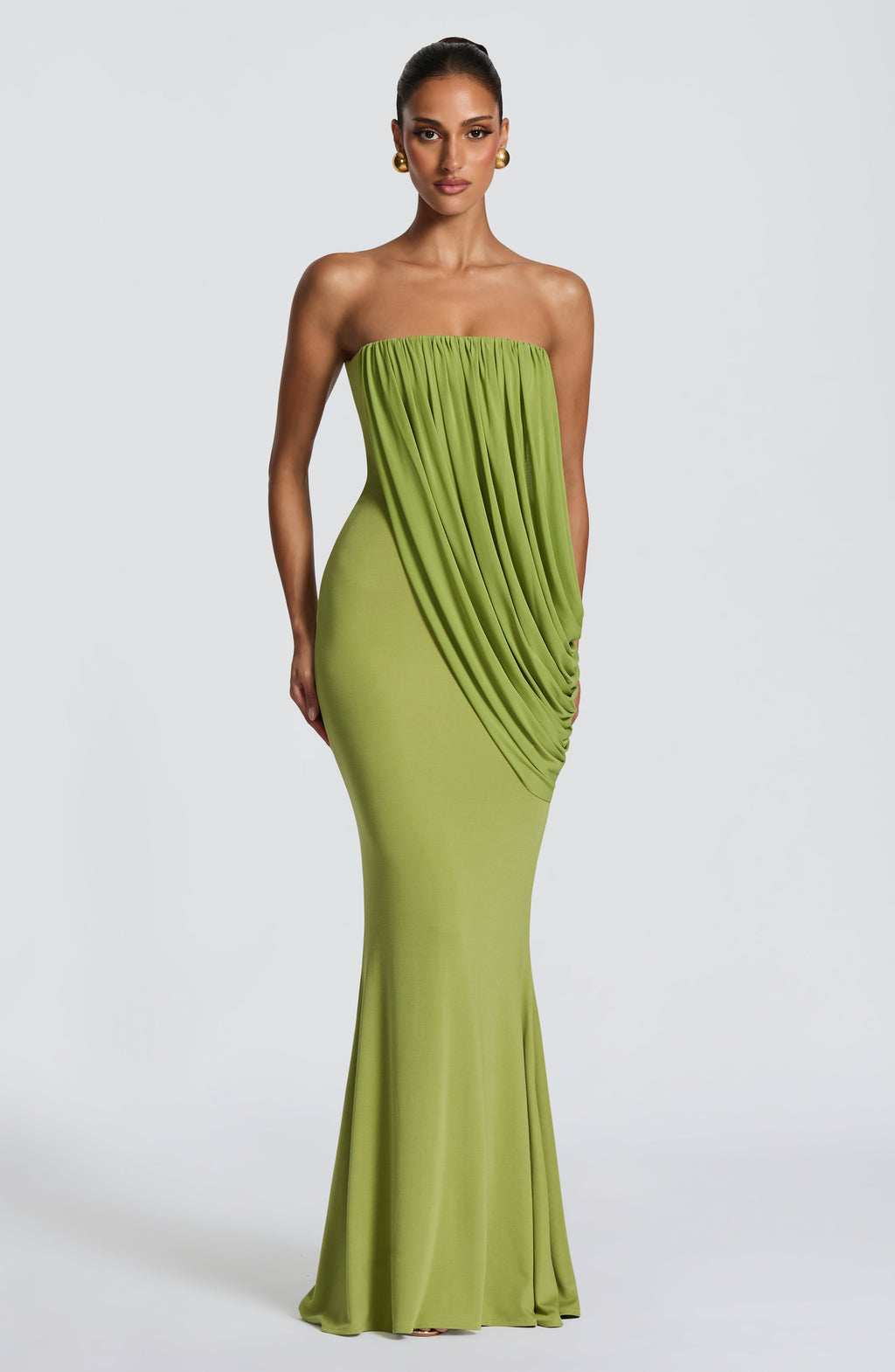 Vienna Maxi Dress - Olive