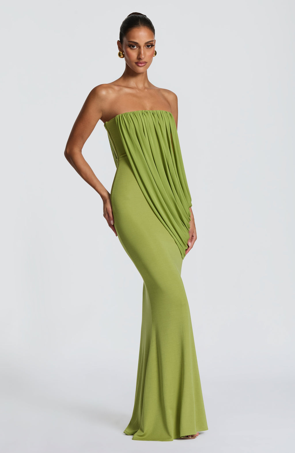 Vienna Maxi Dress - Olive