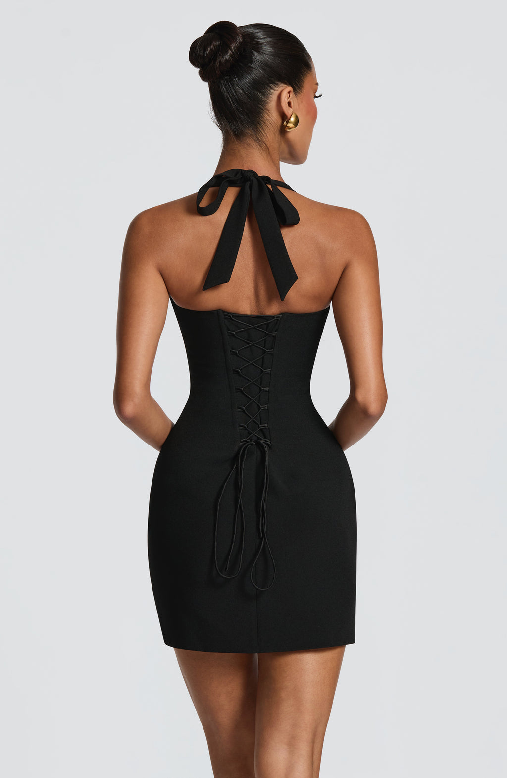 Cassia Mini Dress - Black