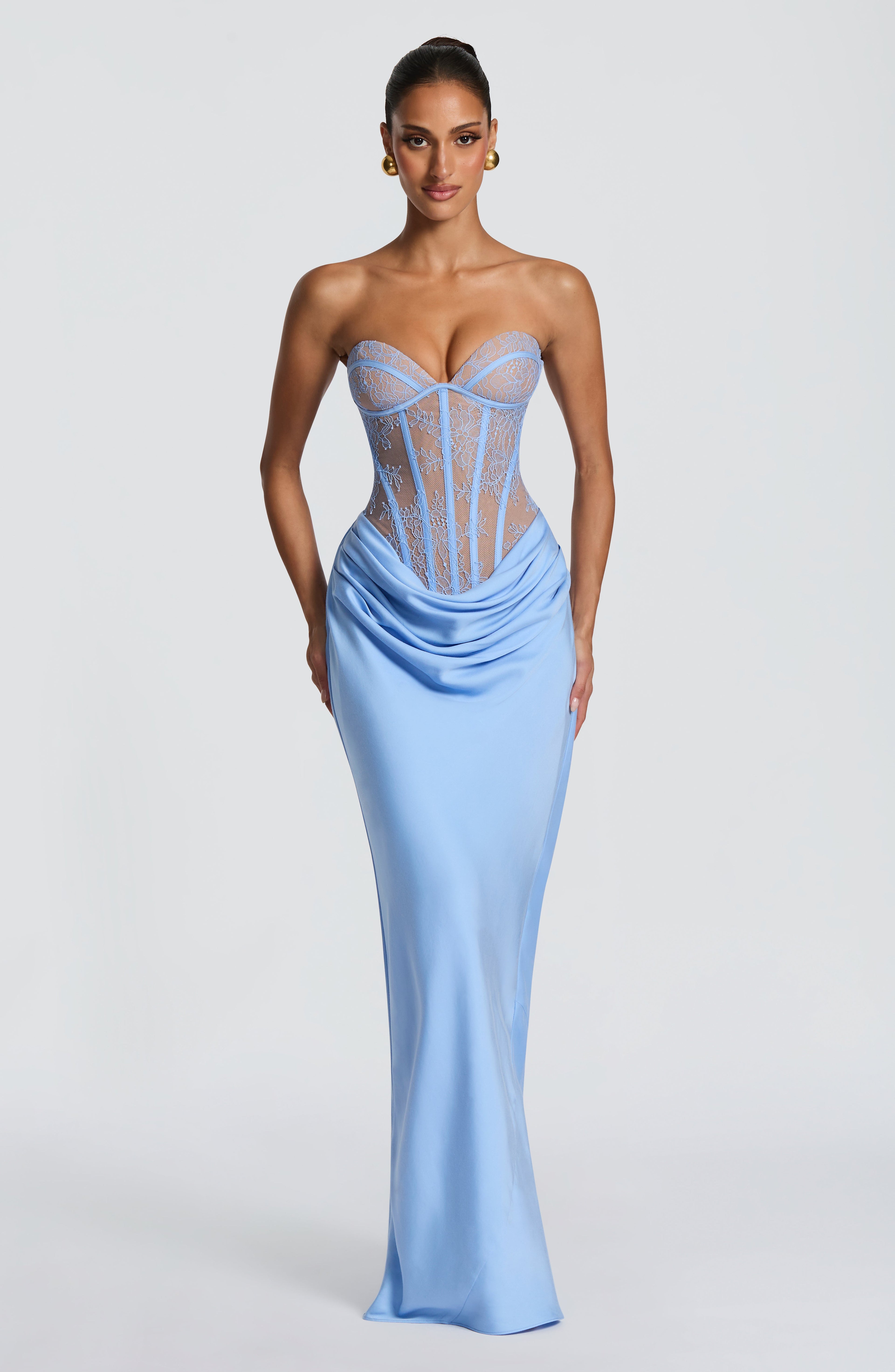 Kathleen Maxi Dress - Powder Blue