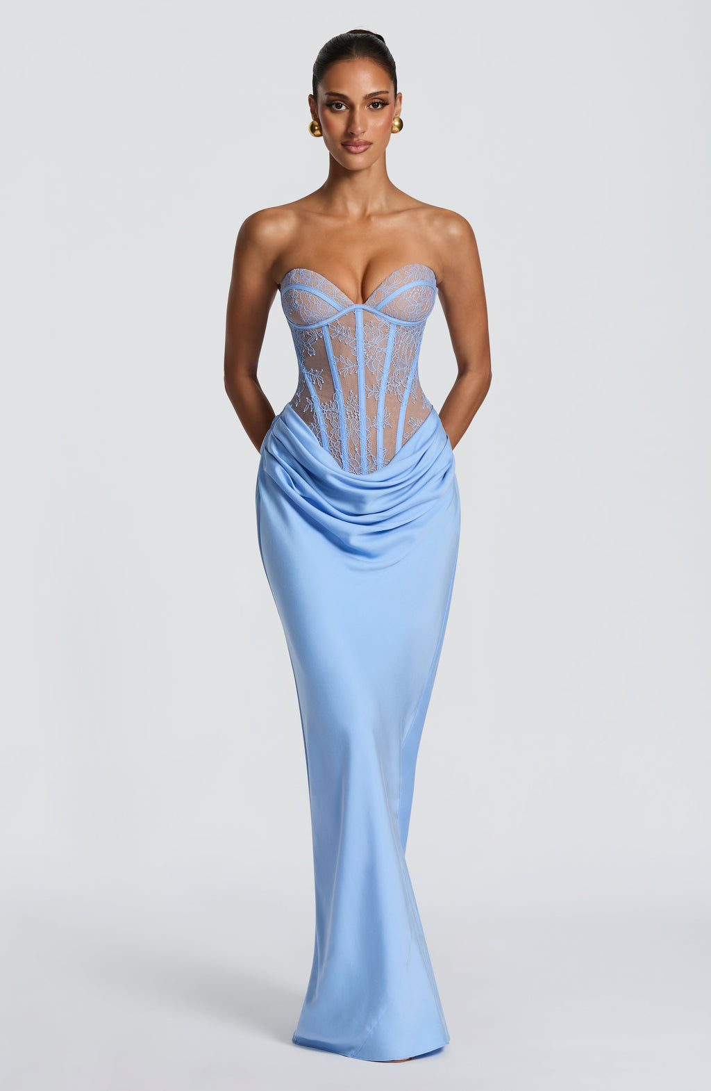 Kathleen Maxi Dress - Powder Blue