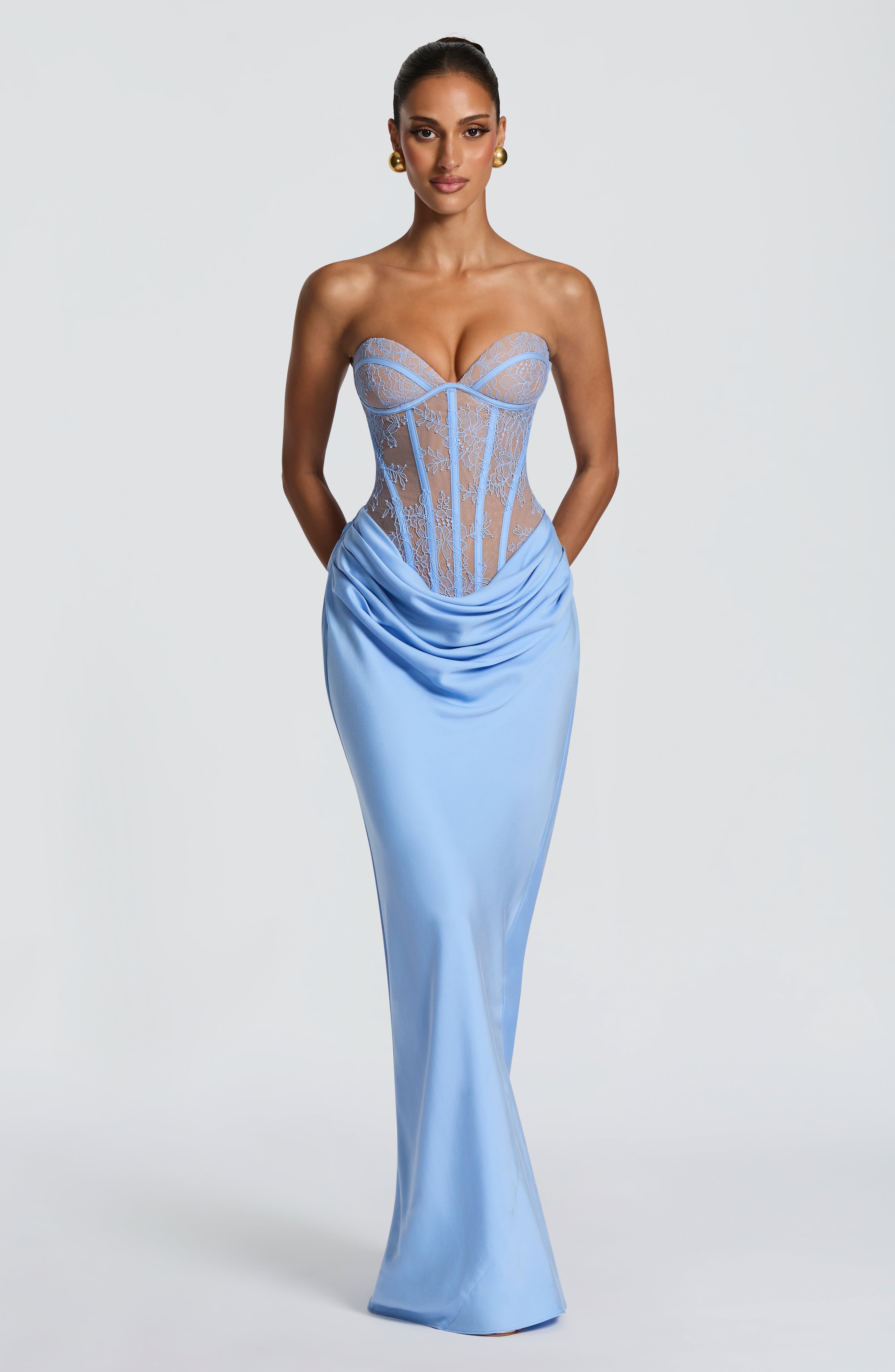 Kathleen Maxi Dress - Powder Blue