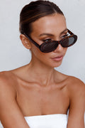 Riptide Oval Sunglasses Tort