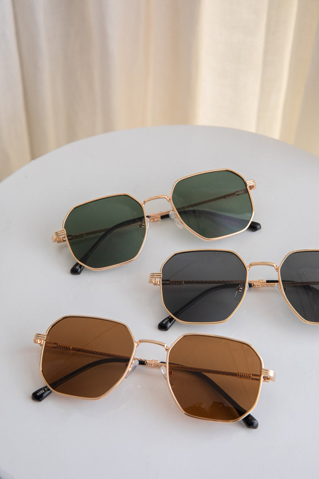 Sahara Aviator Sunglasses Dark Green