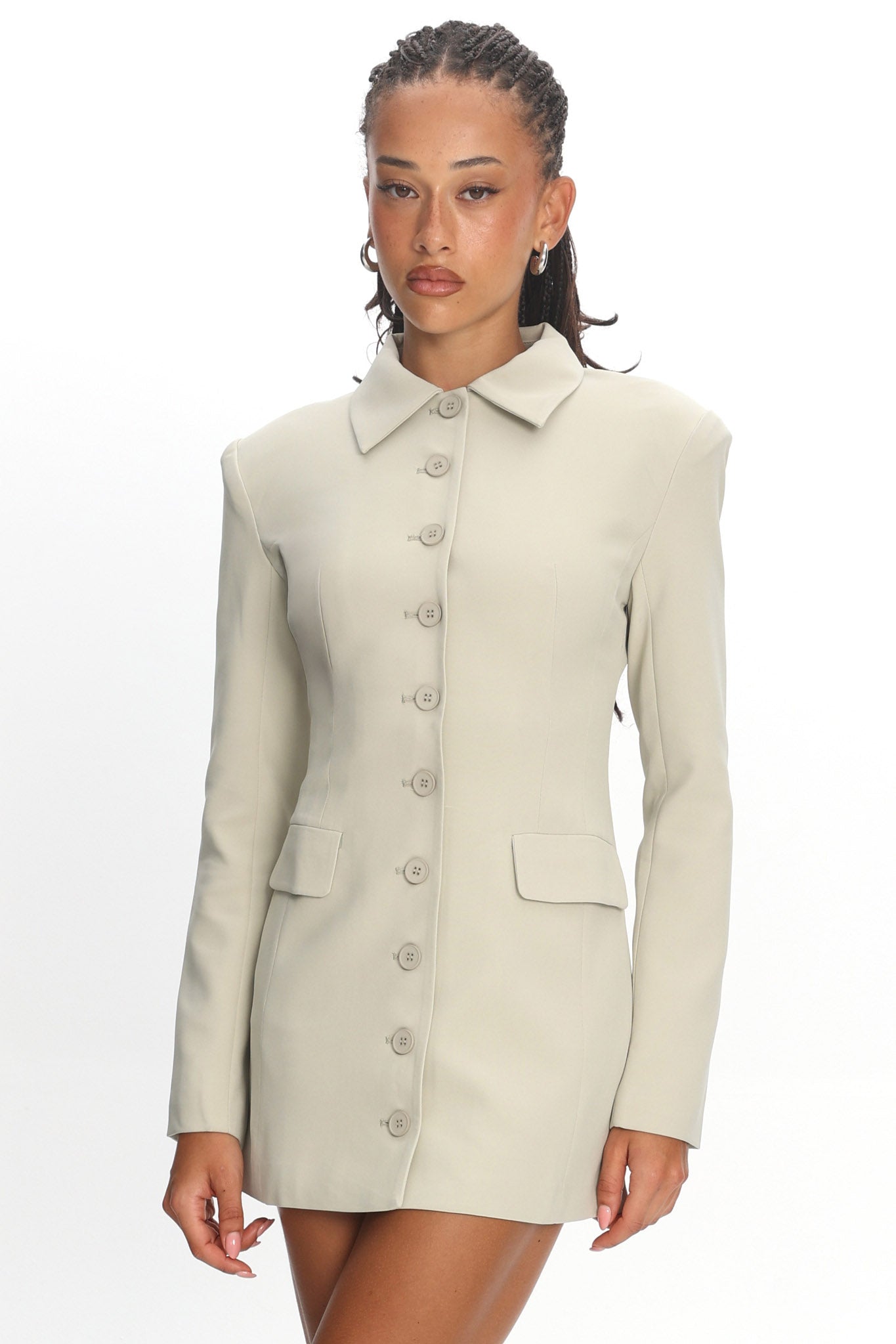 LIONESS Cheri Mini Dress Matcha