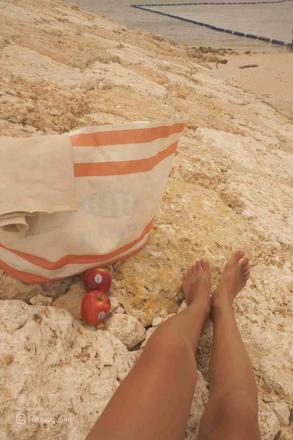 SUNNYLiFE Carryall Beach Bag De Playa Coral Utopia