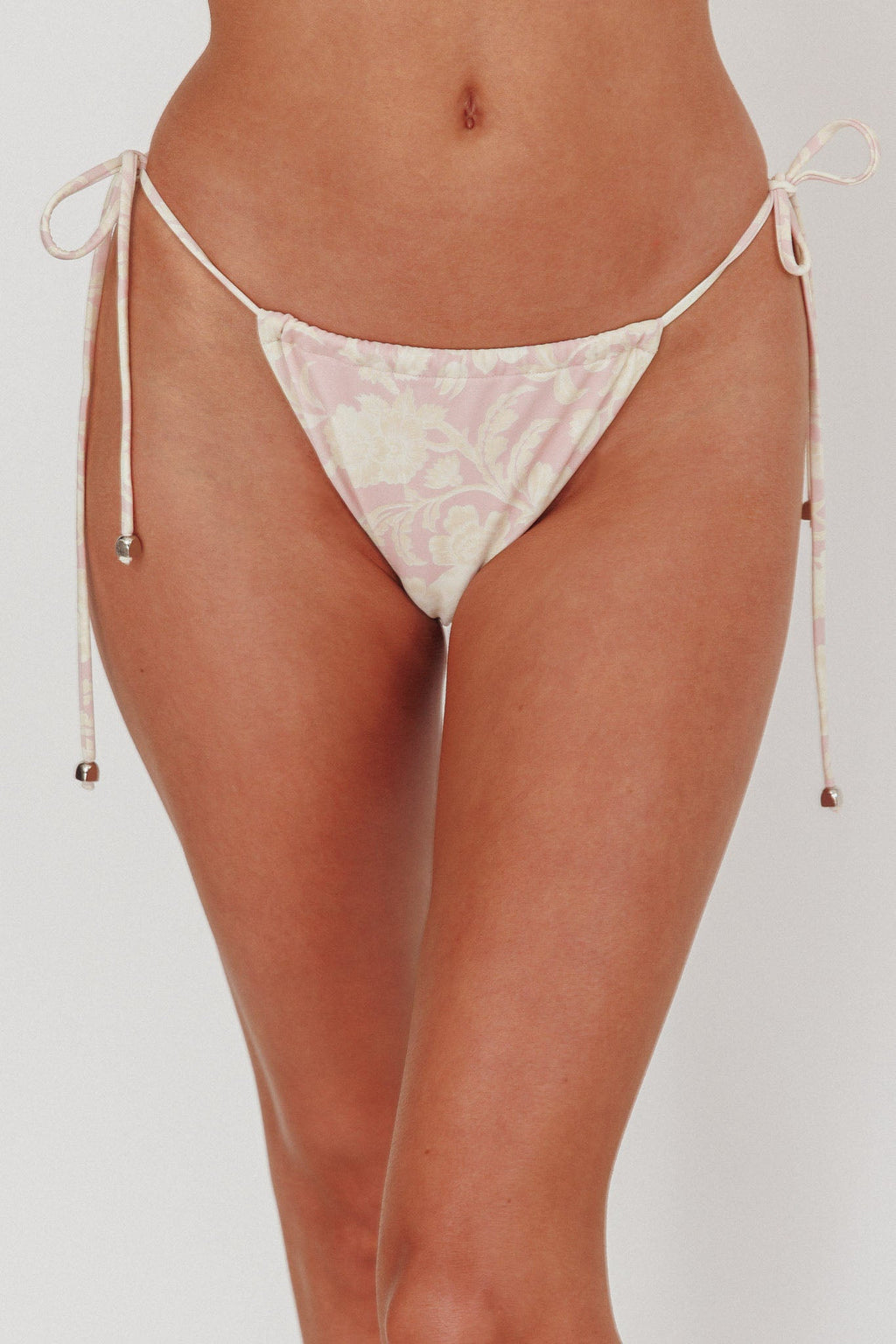 Janina String Tie Bikini Bottom Paisley Floral