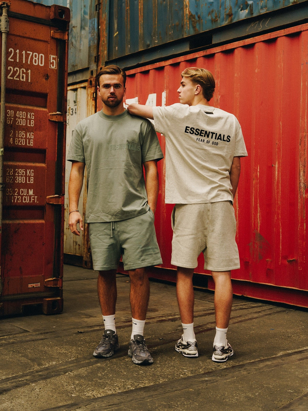 Essentials Fear Of God Shorts Light Grey